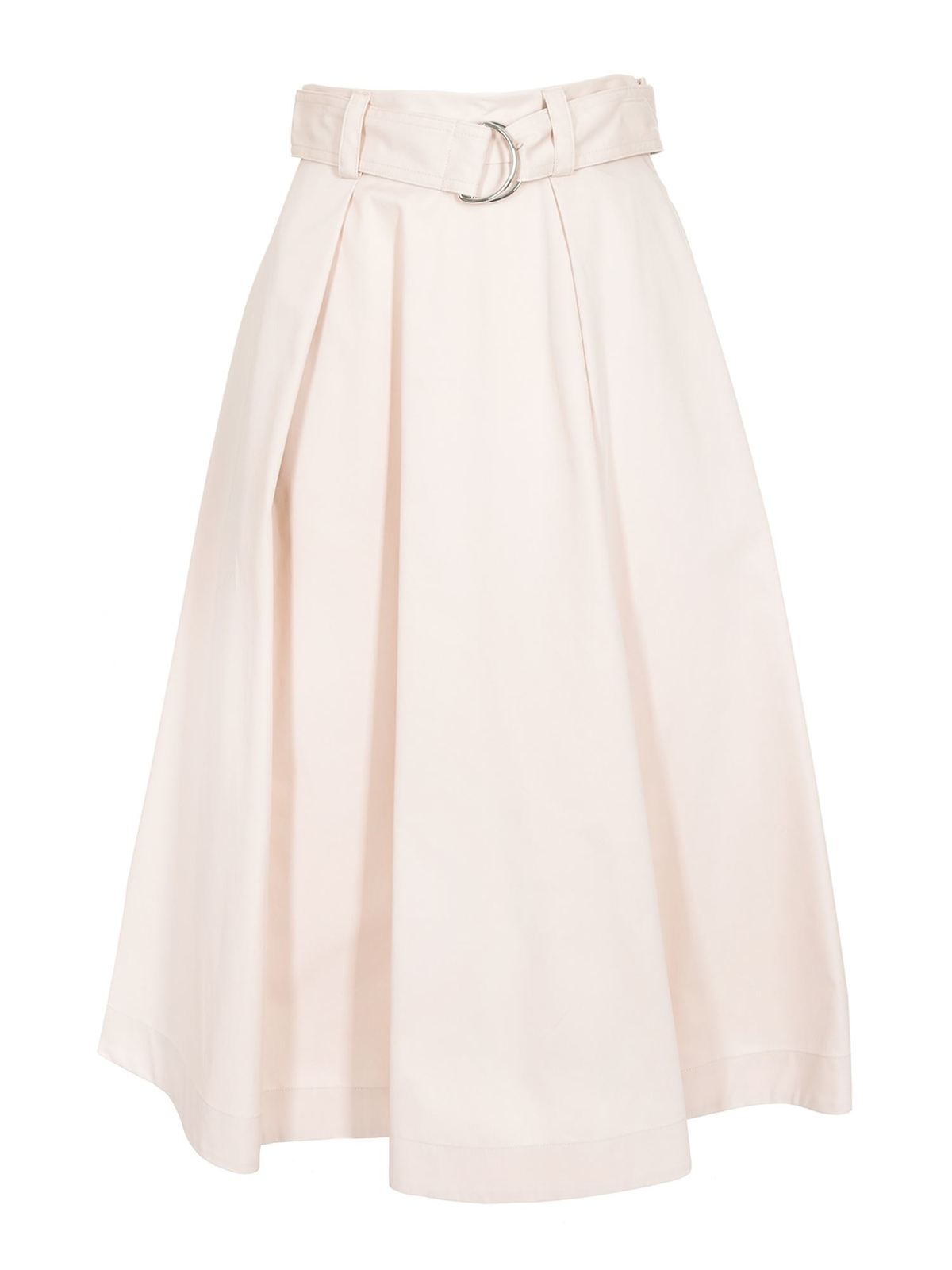 スカート MSGM Woman Skirt White 3641MDD11247117 01 MSGM Outlet: Skirt woman - White | MSGM skirt