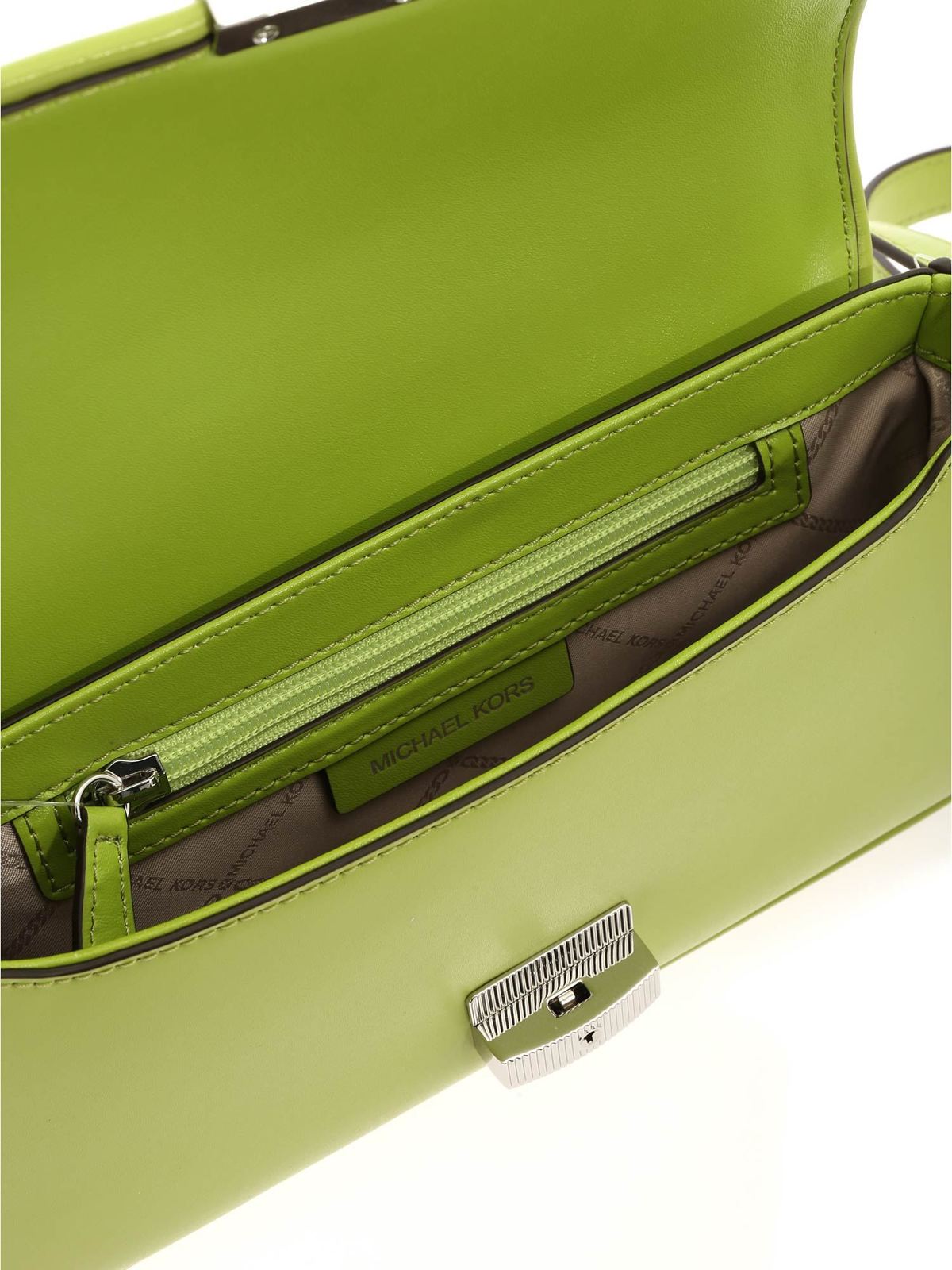 Cross body bags Michael Kors - Braided flap bag in lime green