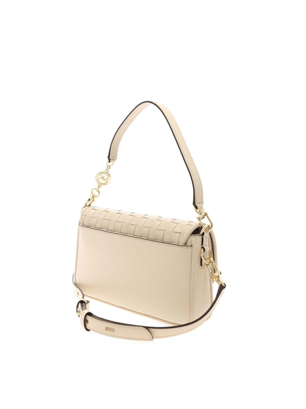 Cross body bags Michael Kors - Braided flap bag in ivory color -  30S1L2BL1T171