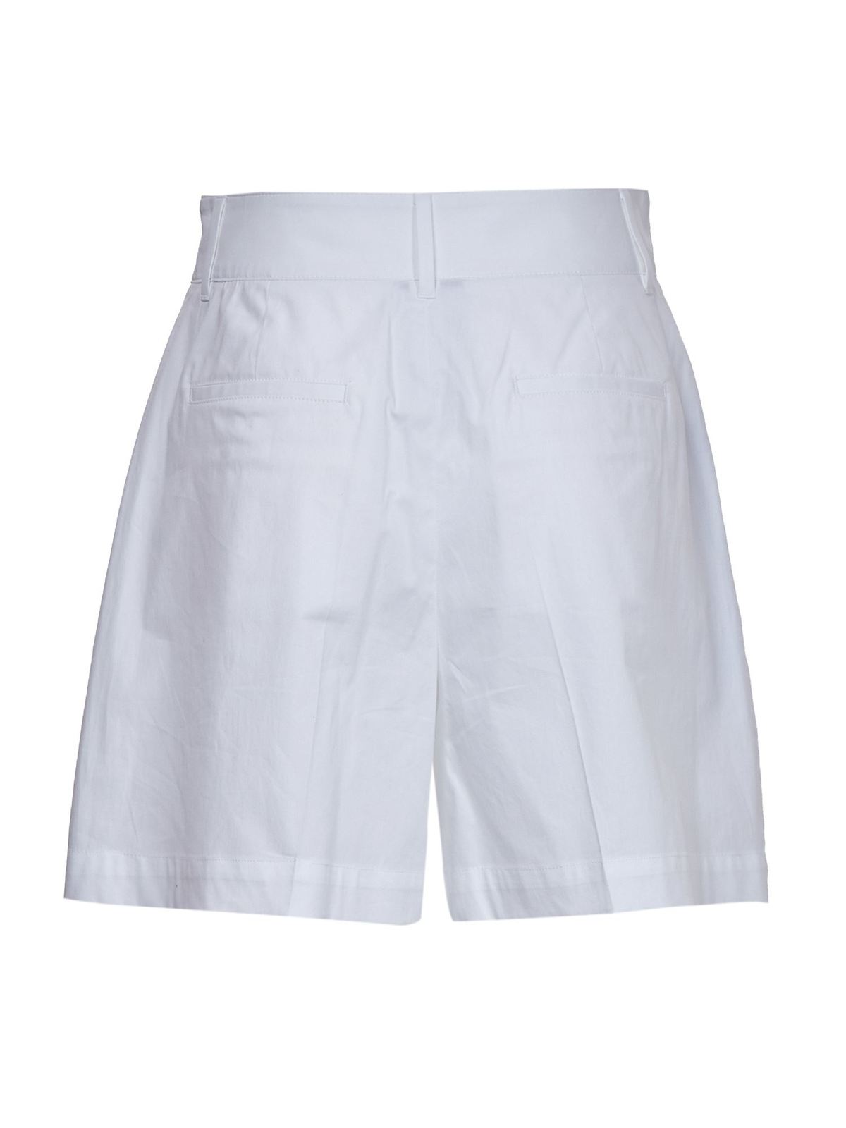 Valentino Red Shorts con pinces bianchi Bianco VR0RFF450VU001