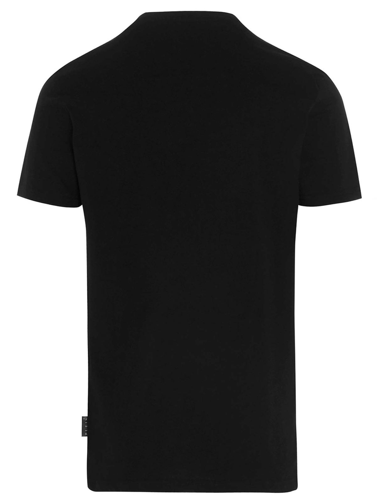 Plein Sud ブラック　Tシャツ✨ Philipp Plein Flowers print T-shirt in black