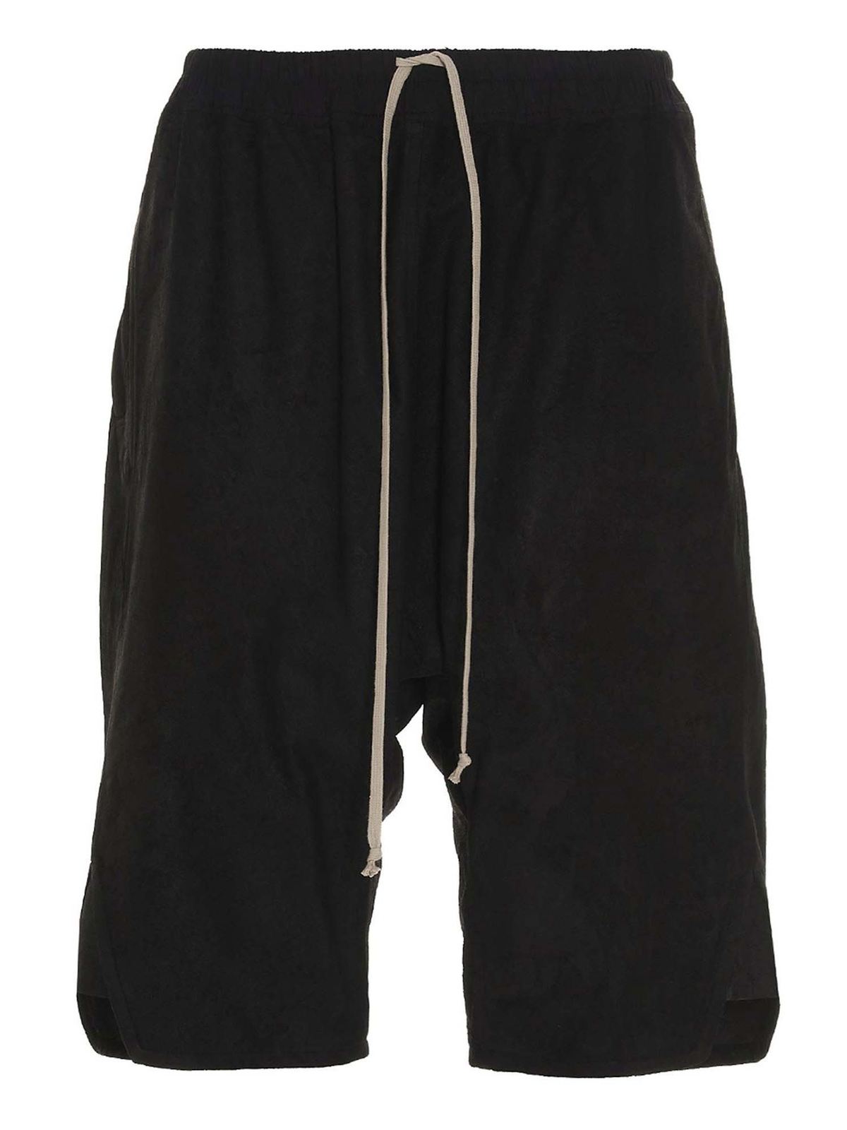 Rick Owens Basket Swingers shorts in black - Men|RU21S6383LBAB09