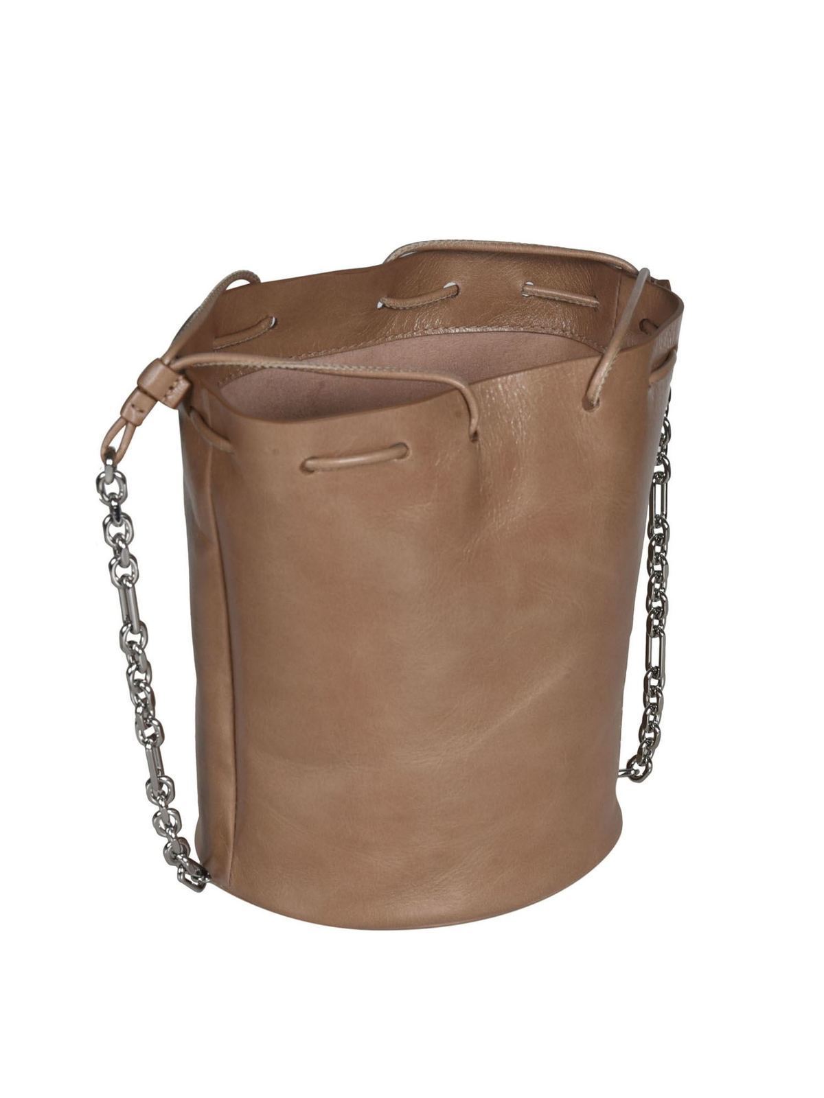 Tabi bucket bag in brown