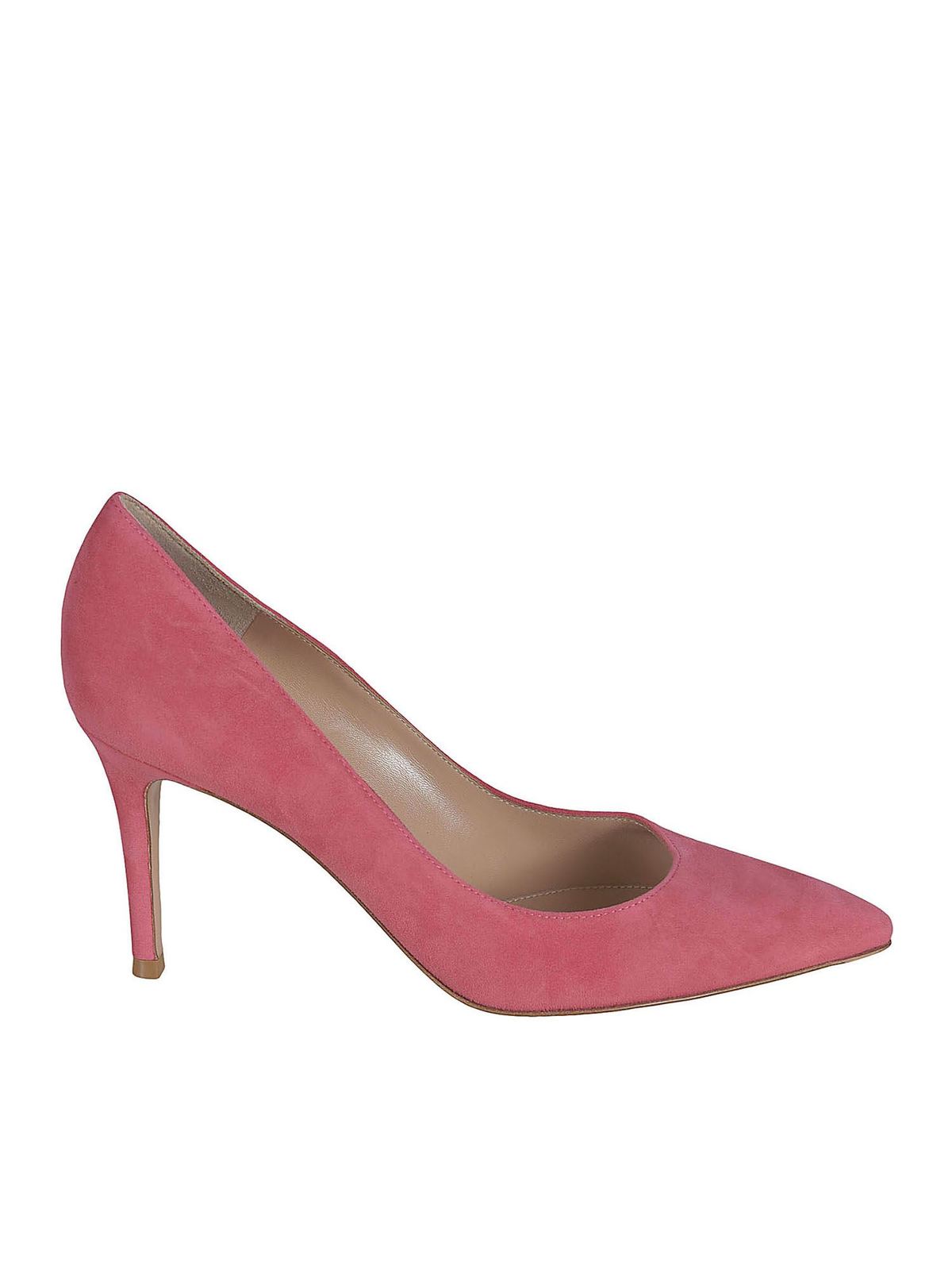 Gianvito Rossi Ricca Suede pumps in pink G2458085RICCAMRURO