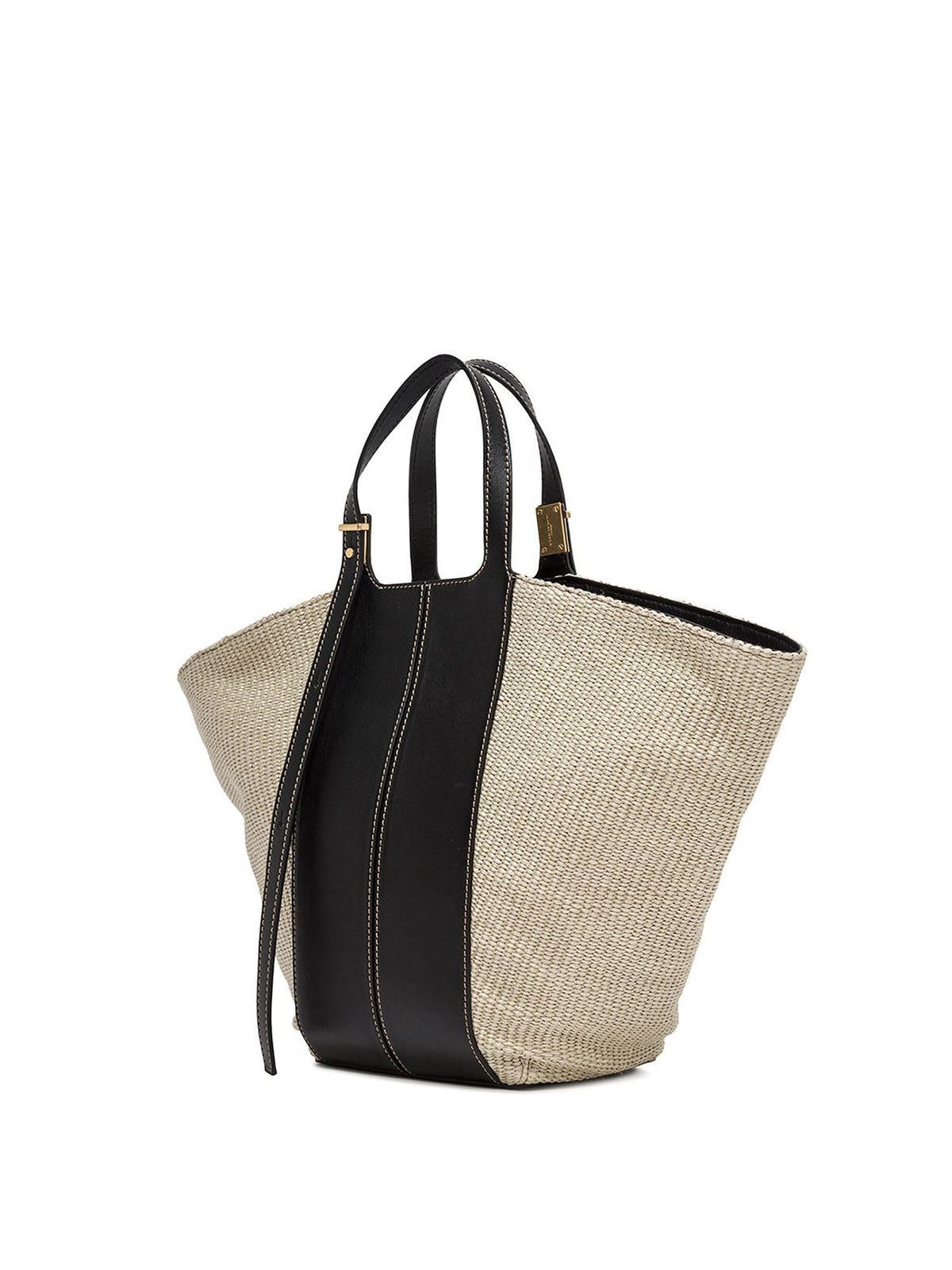 Totes bags Gianni Chiarini - Diletta handbag in black and beige