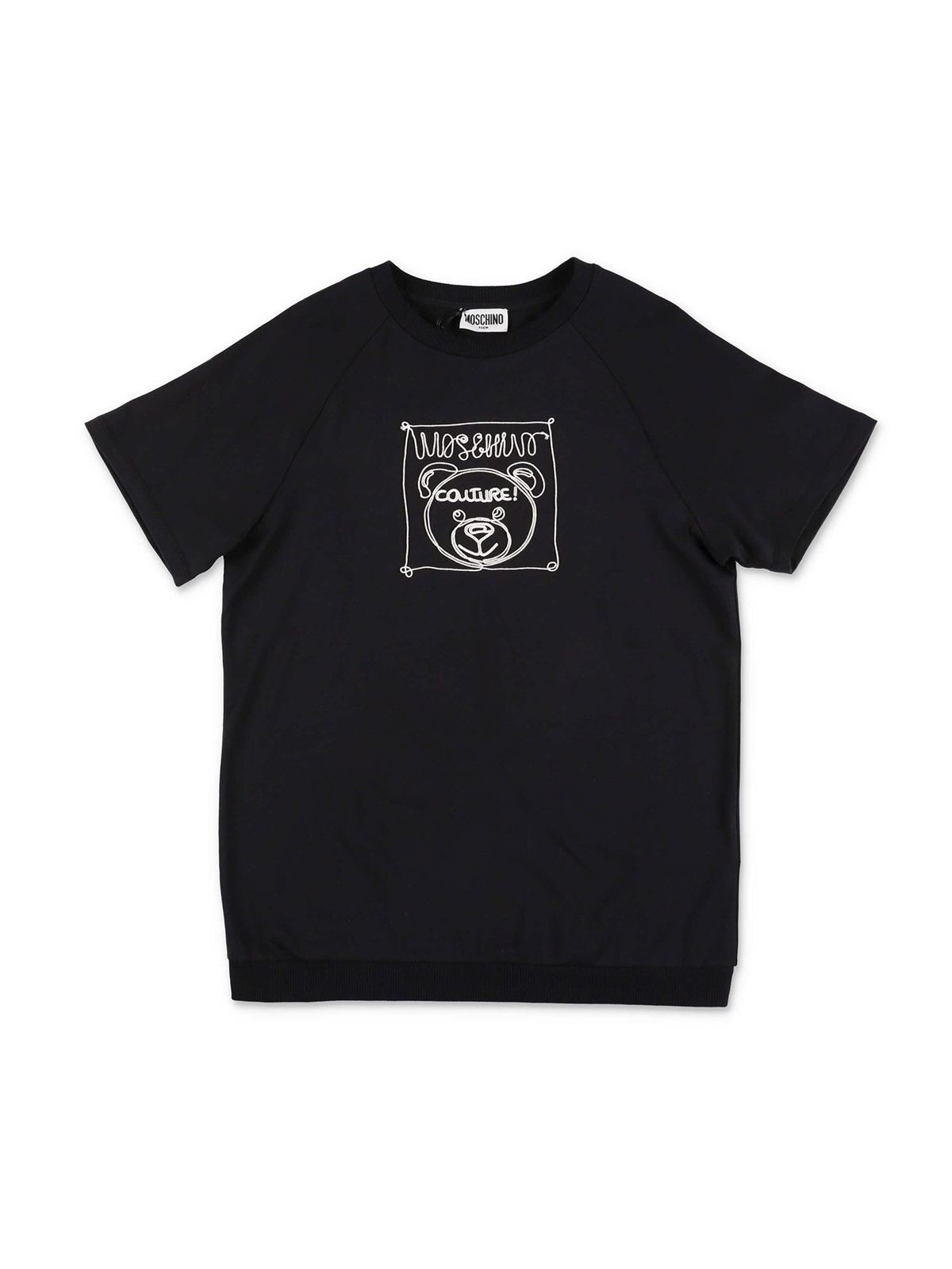 Moschino Kids Teddy Bear logo T-shirt - White