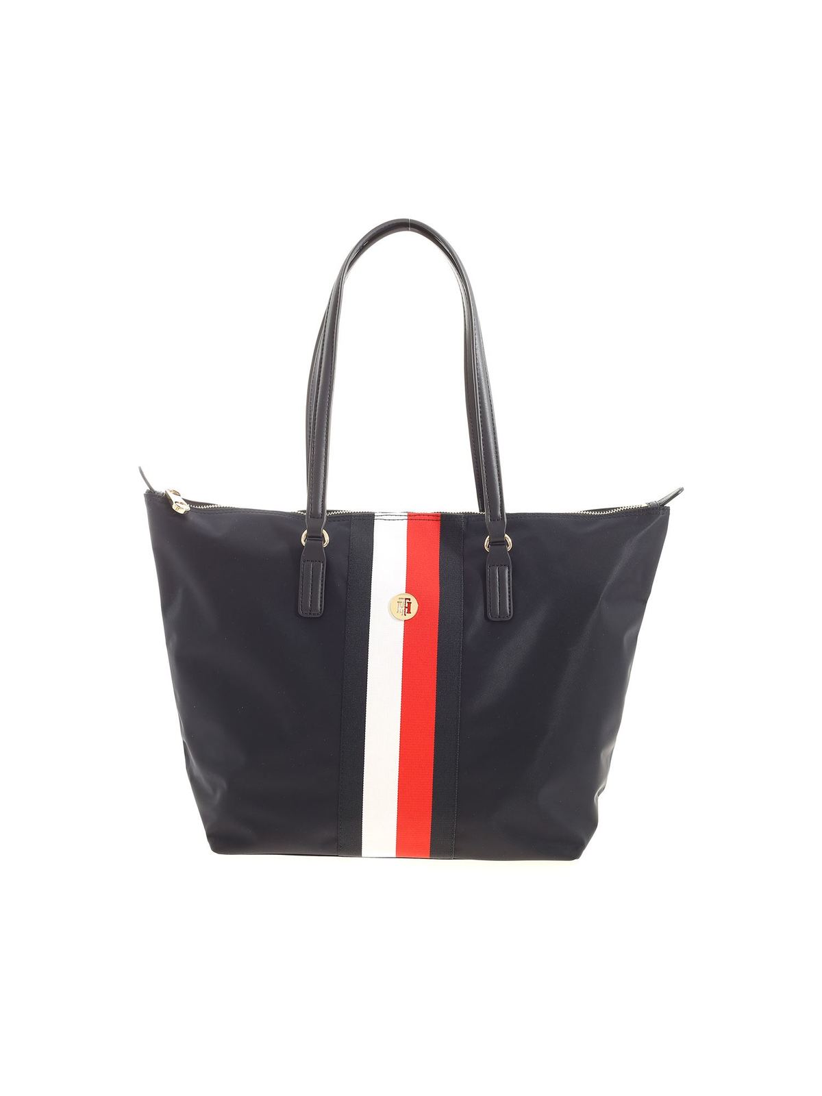 Totes bags Tommy Hilfiger - Poppy shopping bag blue -
