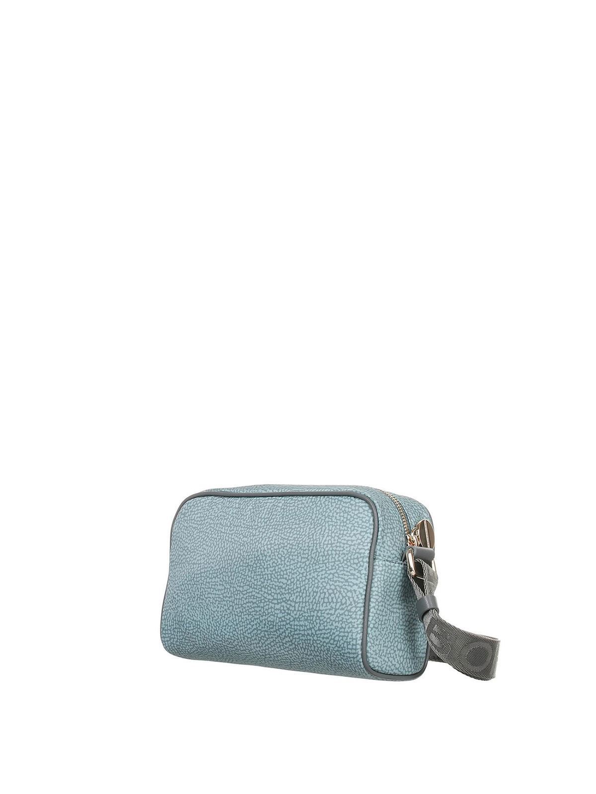 Borbonese OP crossbody bag in green 934115I15C29 THEBS