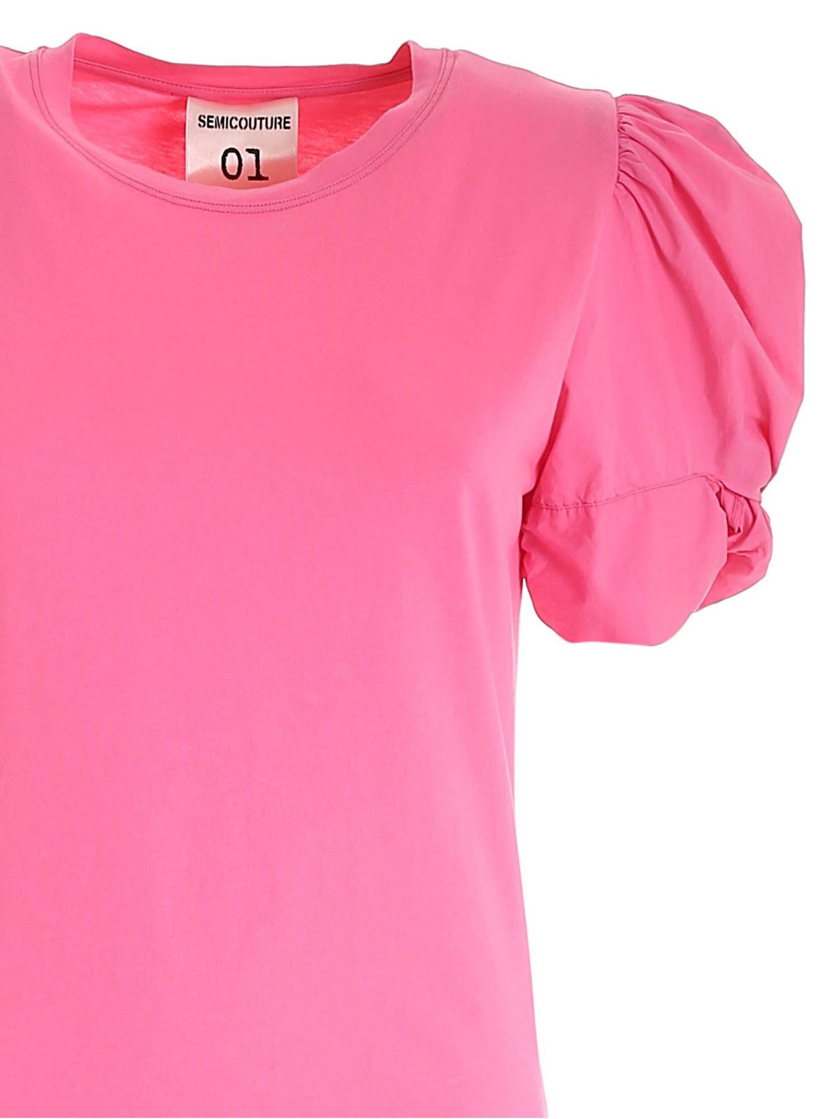 SEMICOUTURE セミクチュール シャツ トップス レディース Shirts Pink-