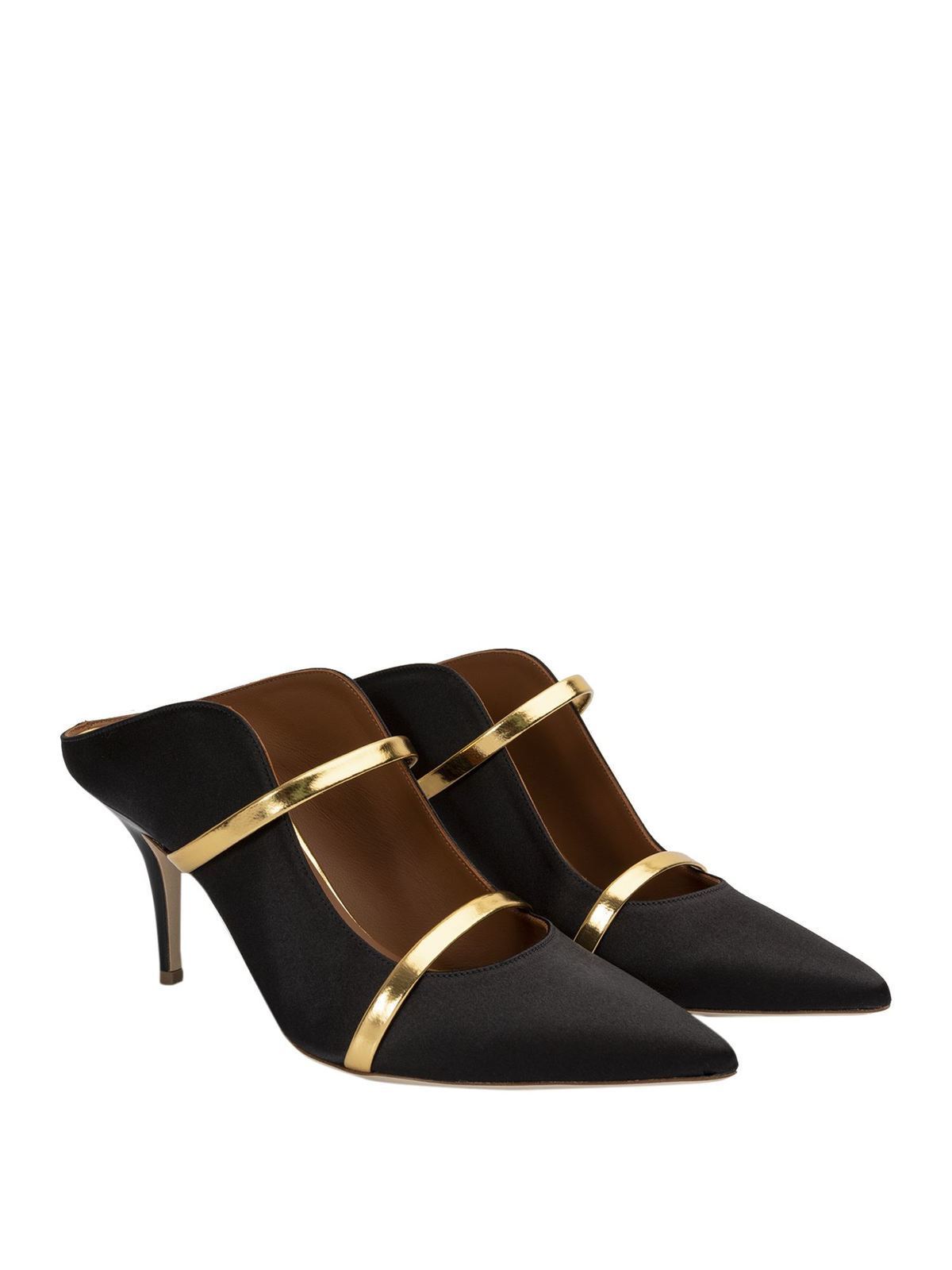 Shop Malone Souliers Chinelas - Maureen 70 In Negro