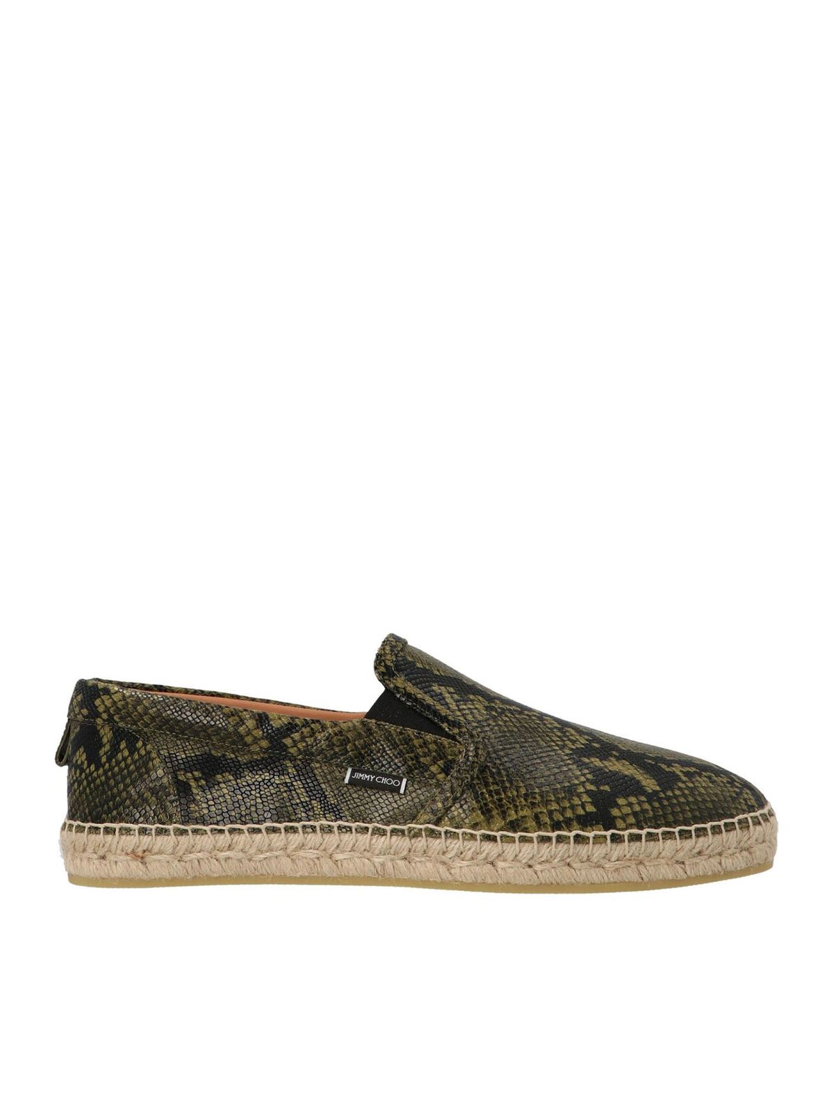 Jimmy Choo Vlad espadrilles in green Green VLADSNPDARKOLIVE