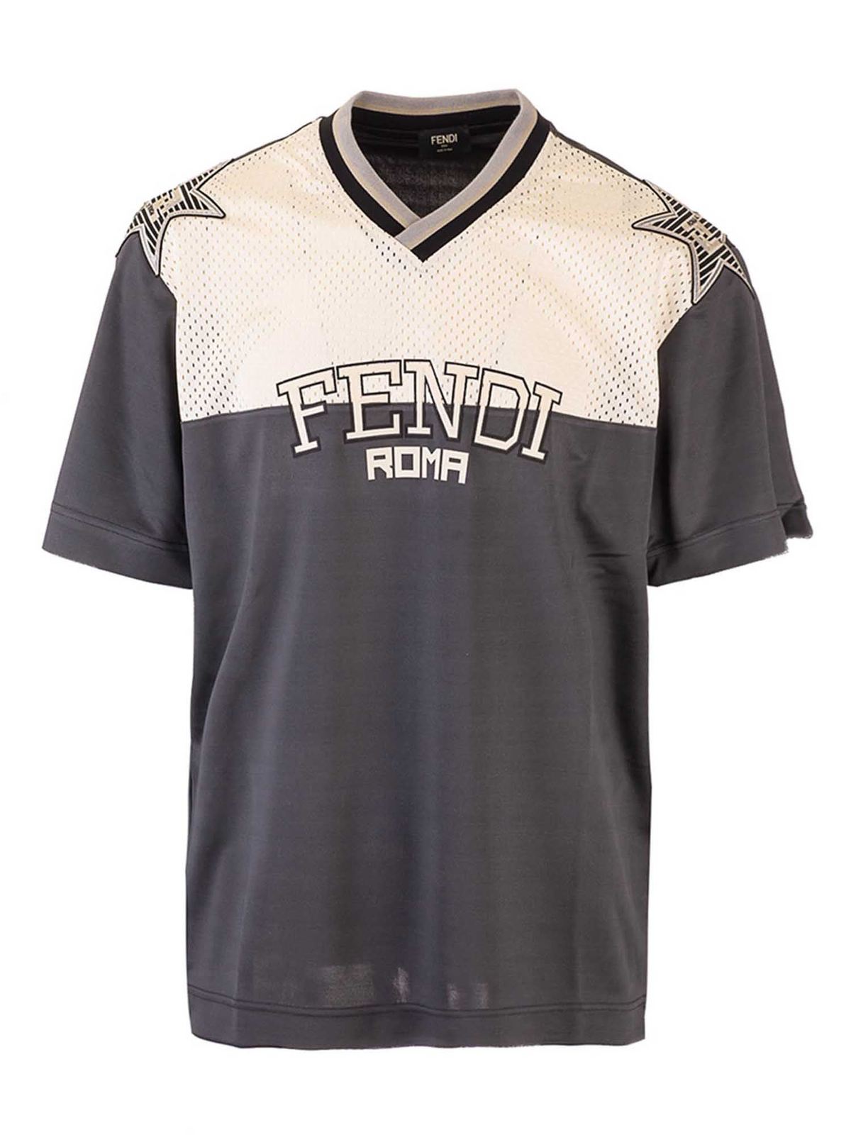 Tシャツ Fendi - Tシャツ - グレー - FAF629A52EF1DS1