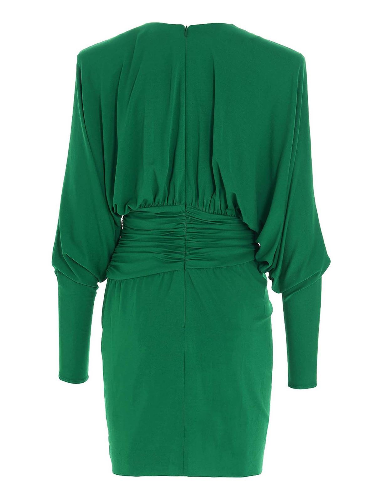 green emerald velvet dress Candela