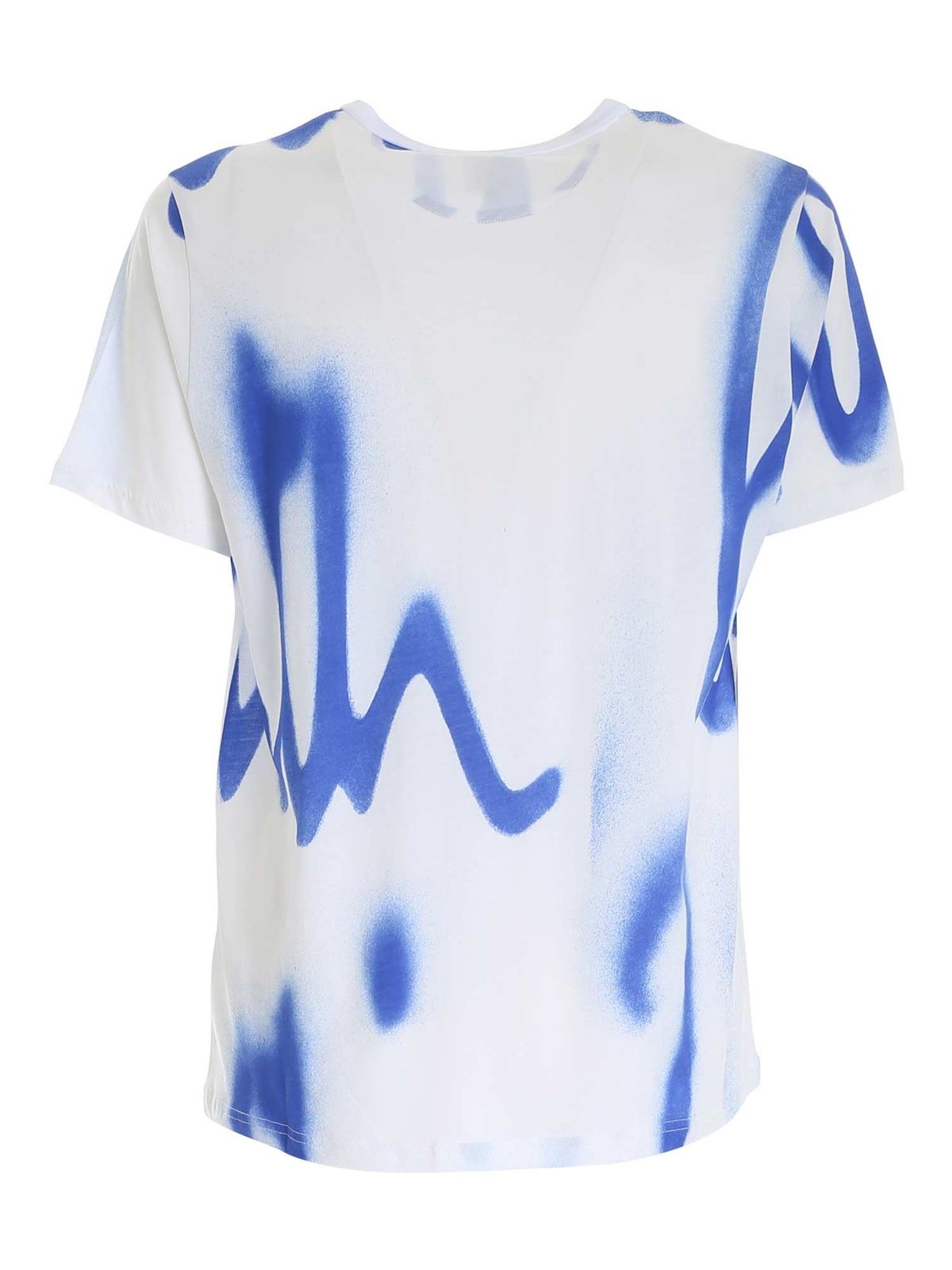 Paul Smith Spray effect print t-shirt in white|M1R648UFP268942