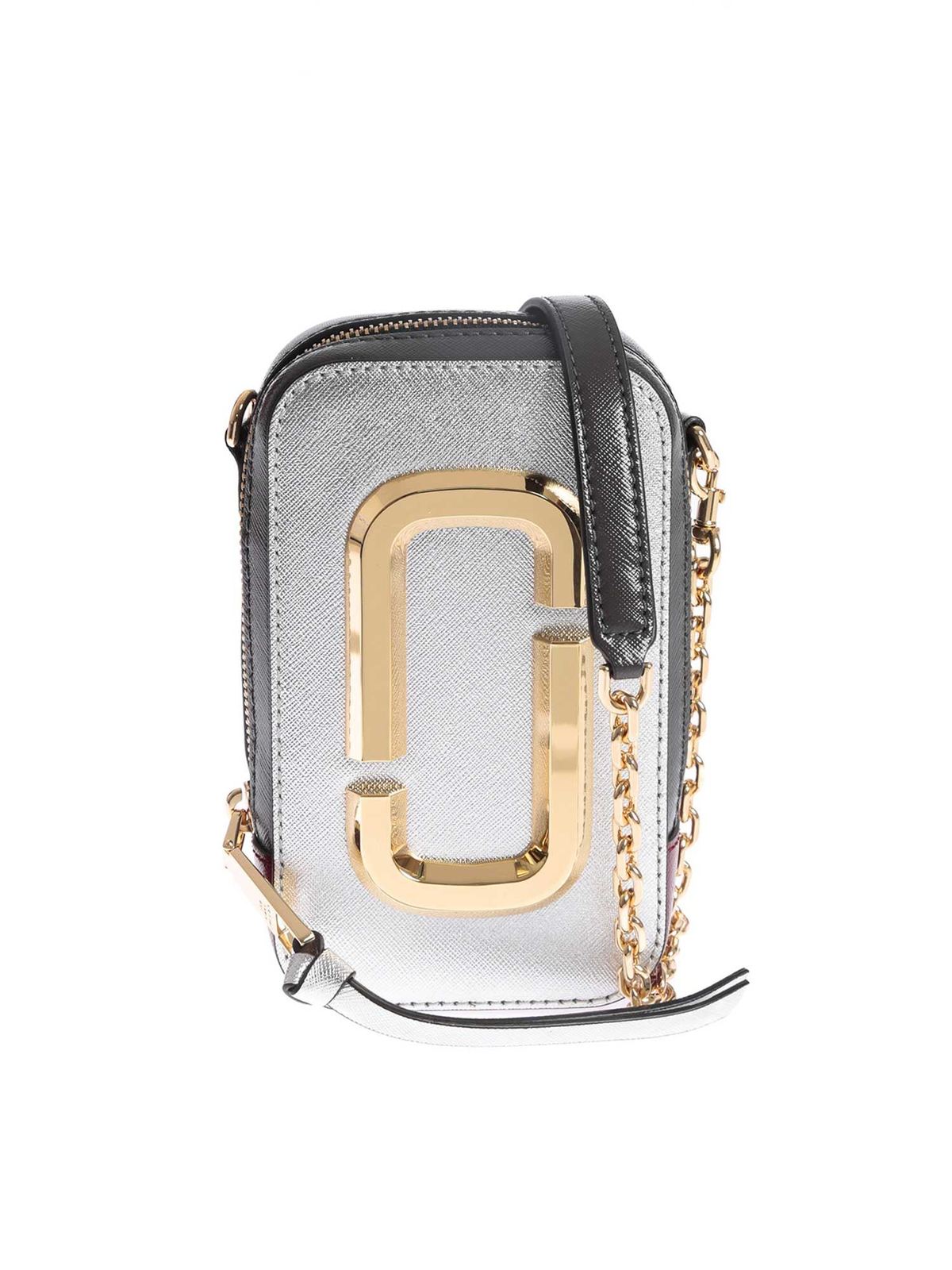 Cross body bags Marc Jacobs - The Hot Shot bag in silver color - M0016765098