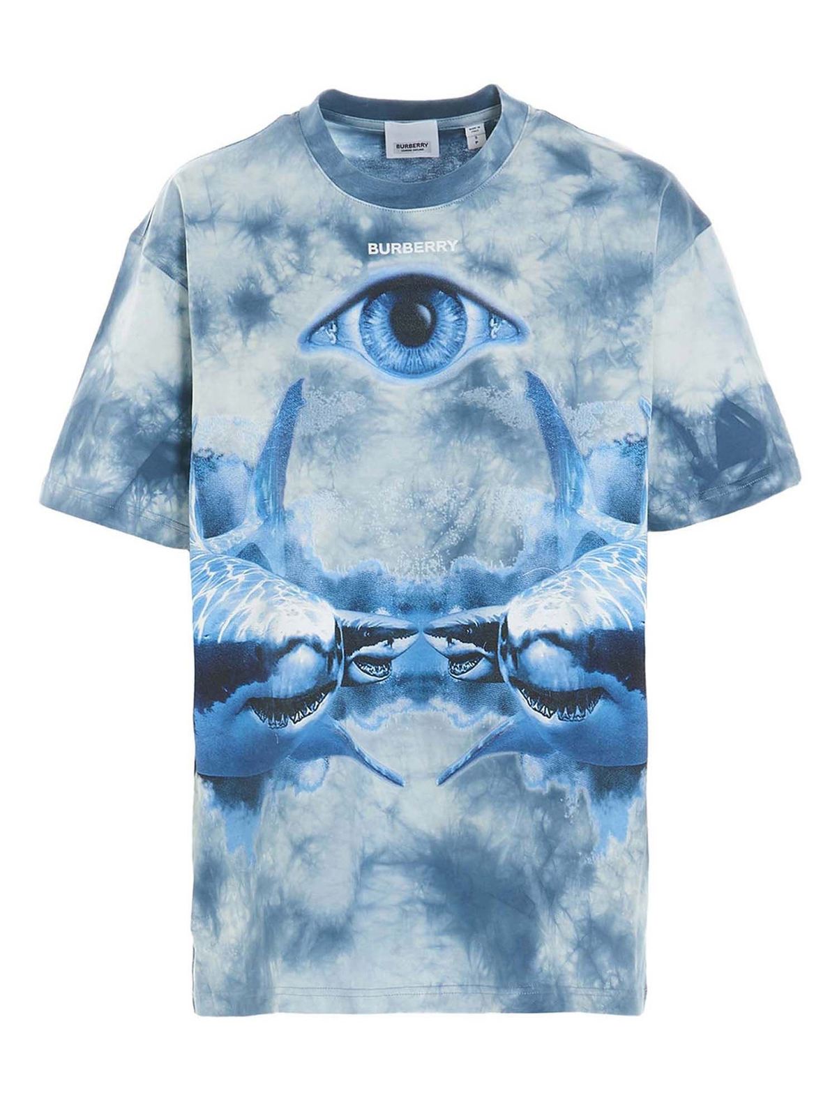 BURBERRY LONDON Tシャツ ライトブルー XS