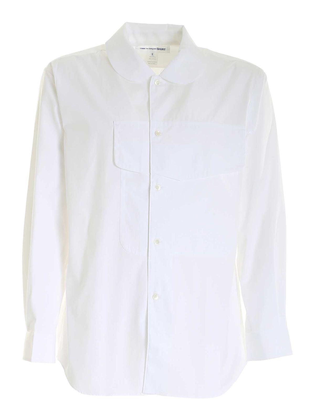 Comme Des Garçons Shirt Camisa - Blanco
