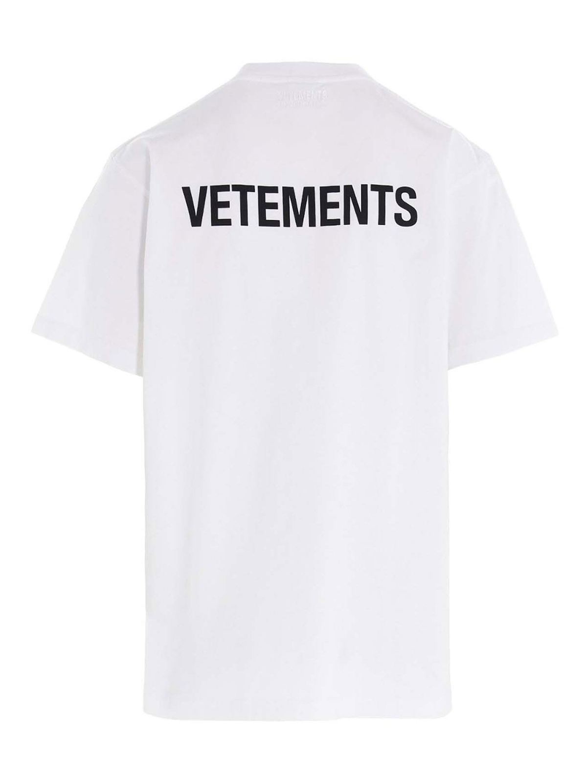 Vetements Iconic logo T-shirt in white - White|UA52TR240WWHITE