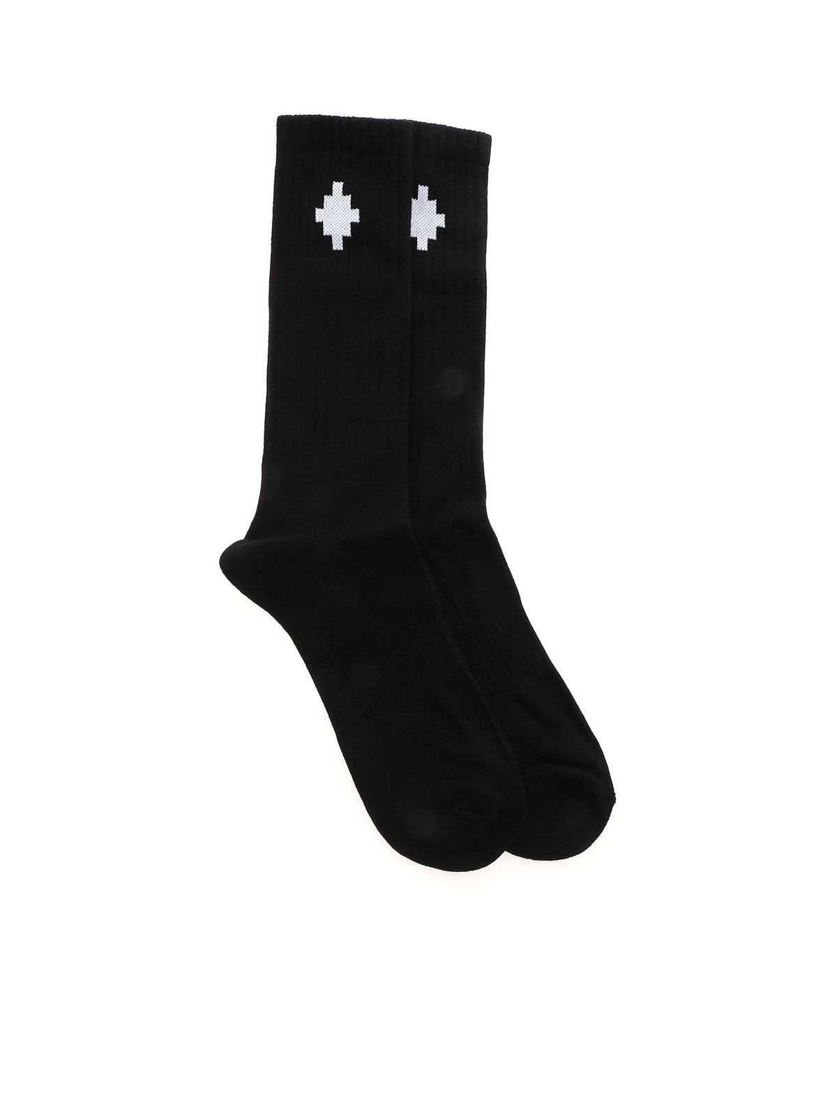 Marcelo Burlon County Of Milan Cross Socks In Black