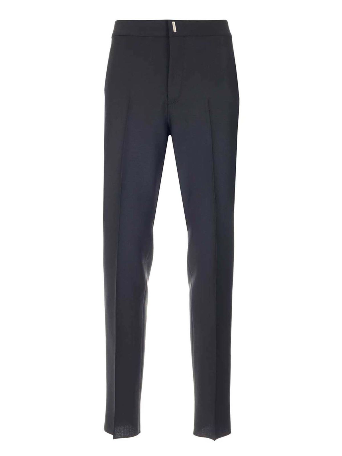 Ralph Lauren Stretch Satin Crease Pants (Trousers) Black 2 | PLAYFUL