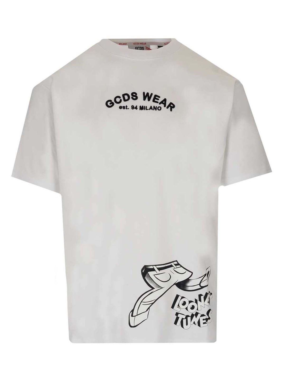 Gcds Looney Tunes T-shirt In White