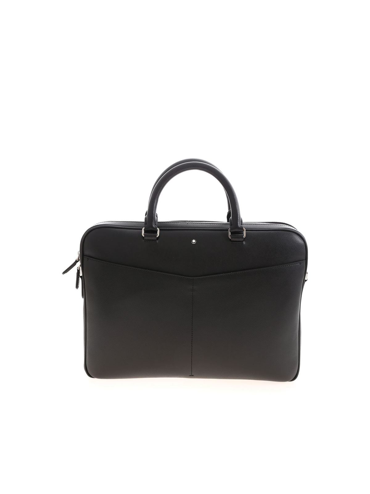 Black Mont Blanc Laptop Bag