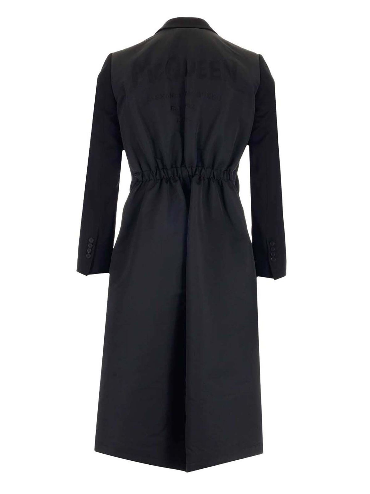 Alexander Mcqueen ロングコート - 黒 | 661718QJACH1000