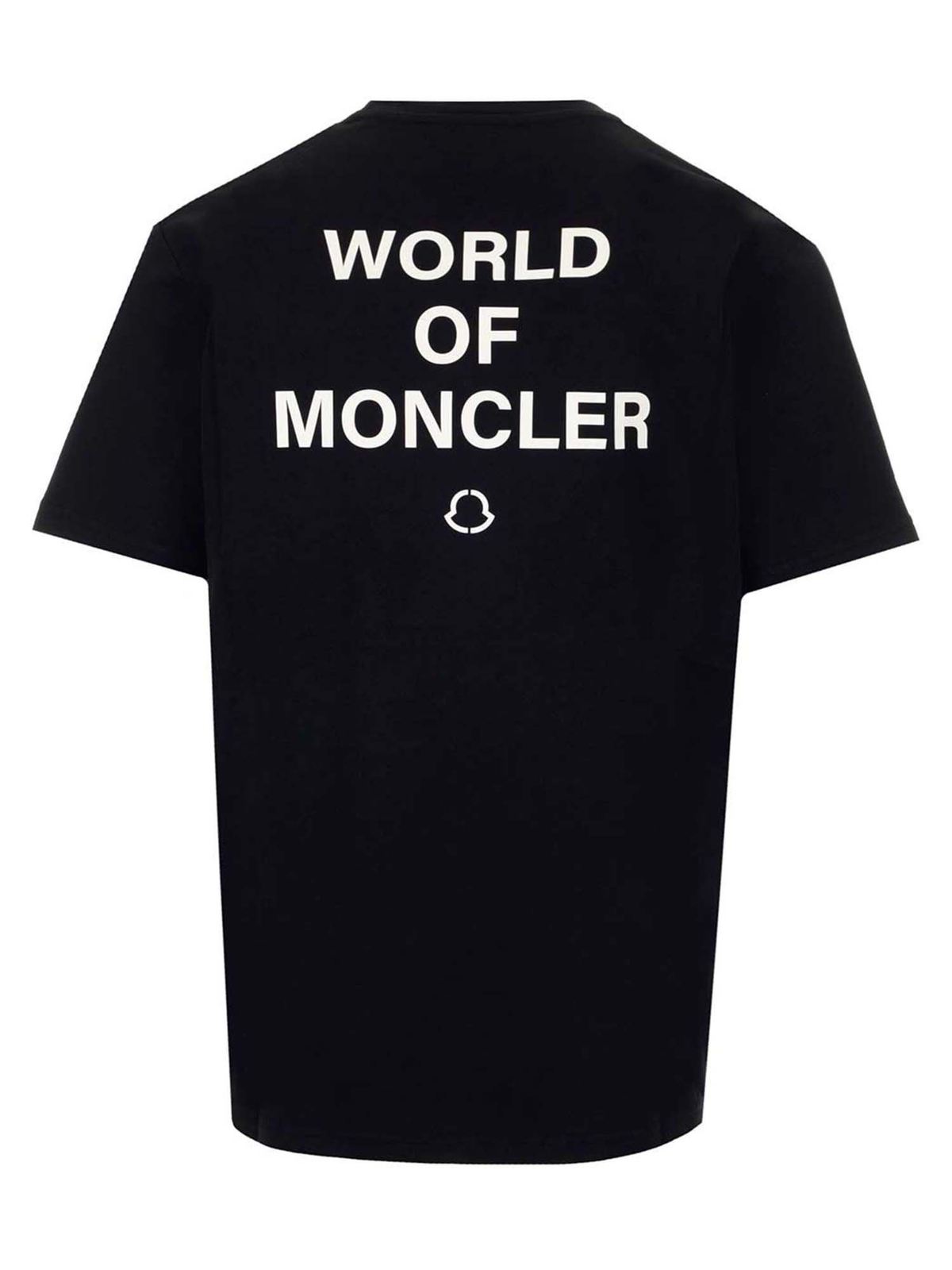 Moncler Fragment Hiroshi Fujiwara T-shirt in black 8C000088392B999
