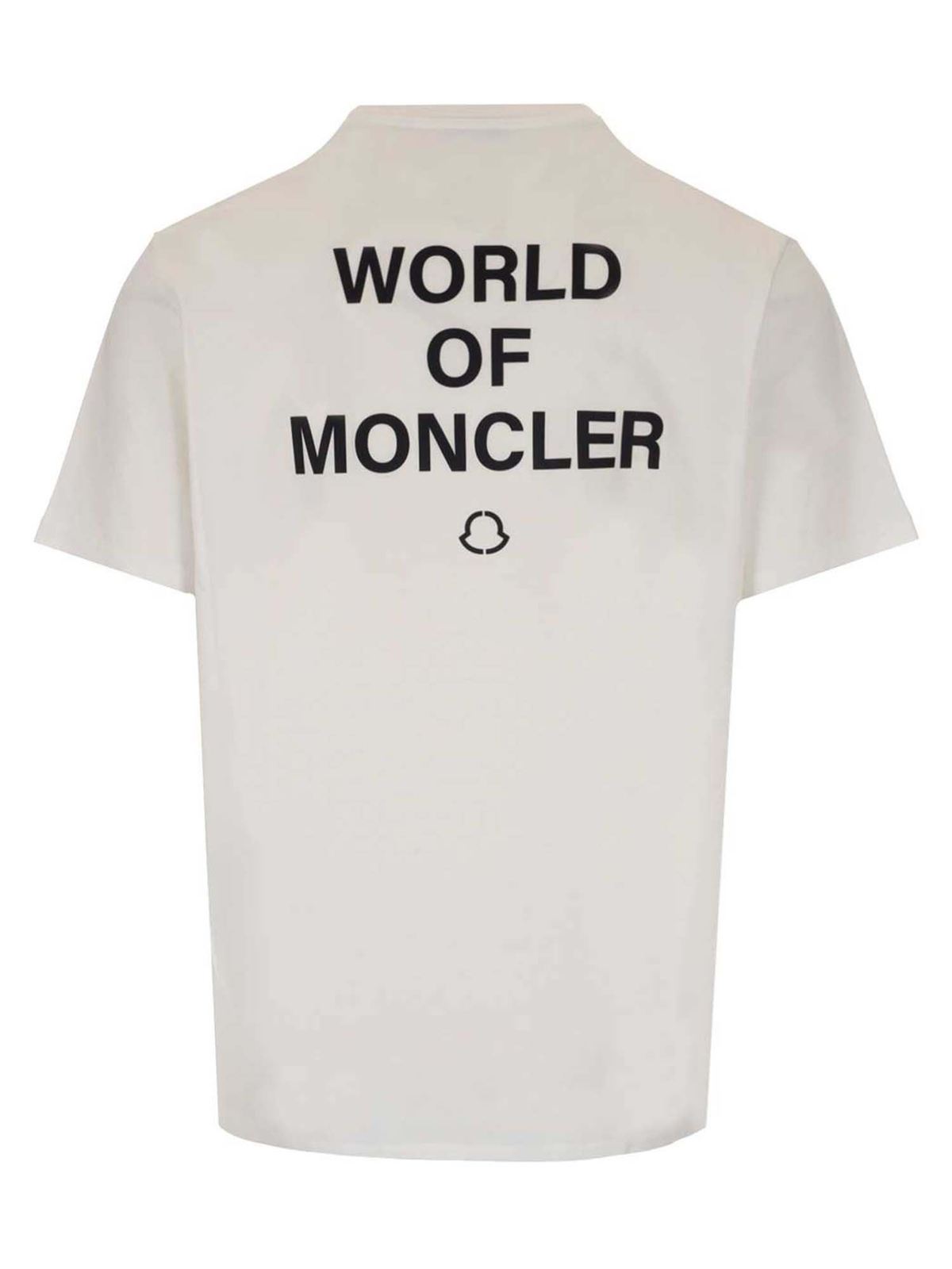 T-shirts Moncler - Fragment Hiroshi Fujiwara T-shirt in white