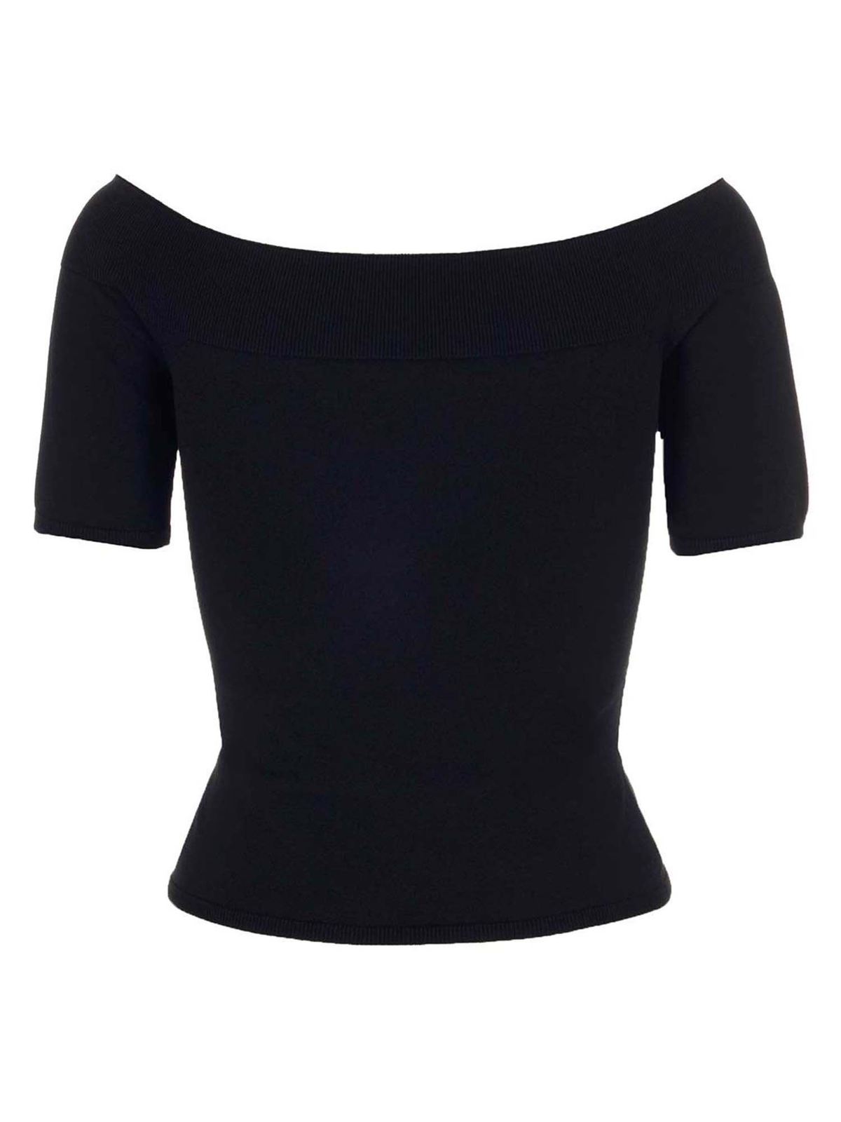 Maglie e camicie Alexander Mcqueen - Top spalle scoperte nero