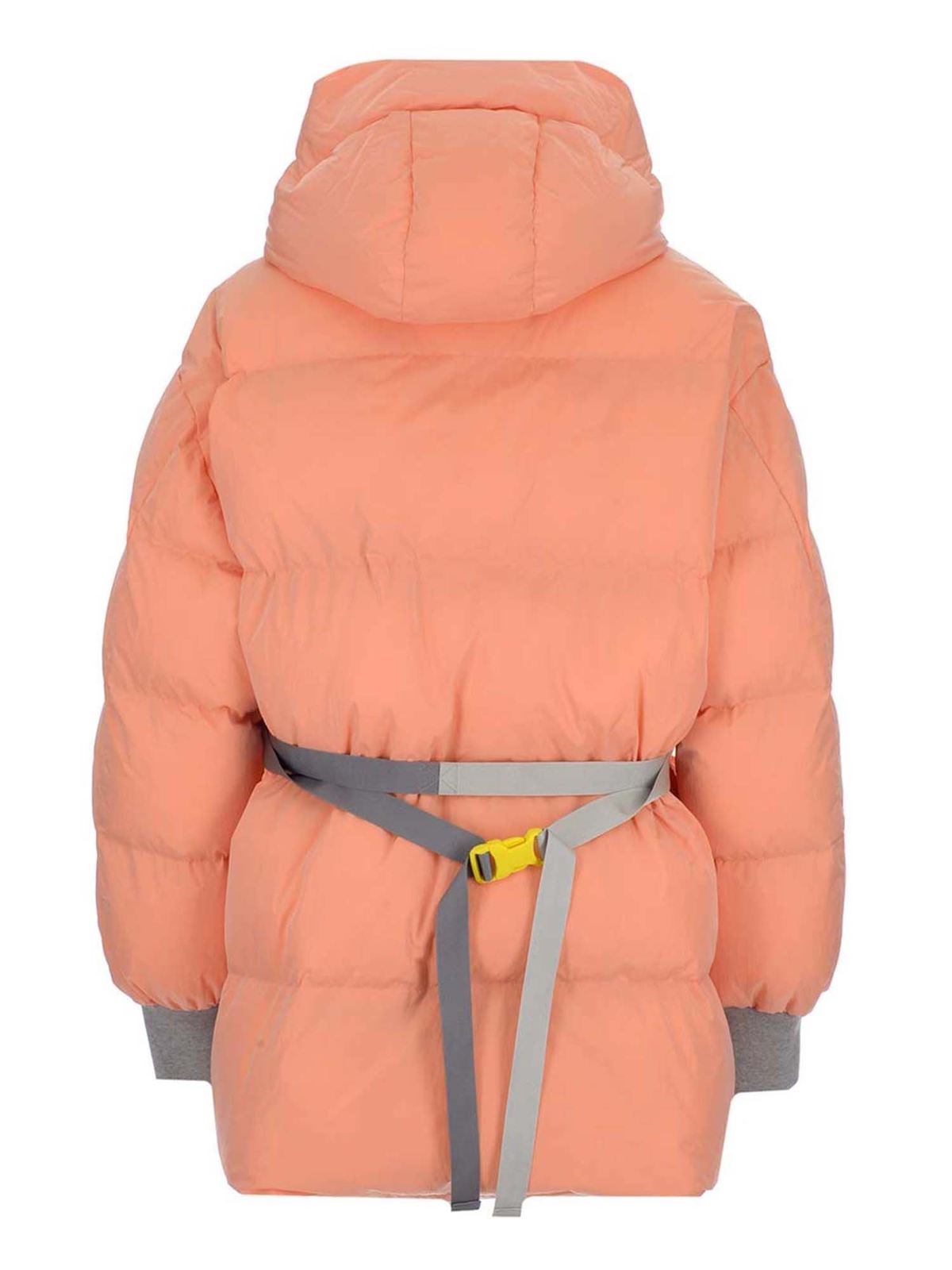 Shop Stella Mccartney Kayla Padded Jacket In Orange