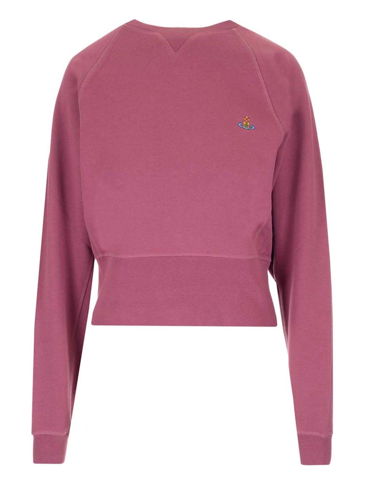 Athletic sweatshirt in pink