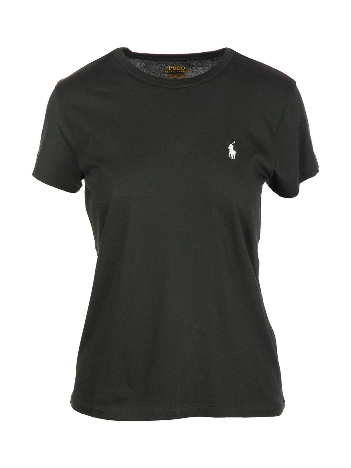 Ralph Lauren Classic T-shirt In Black