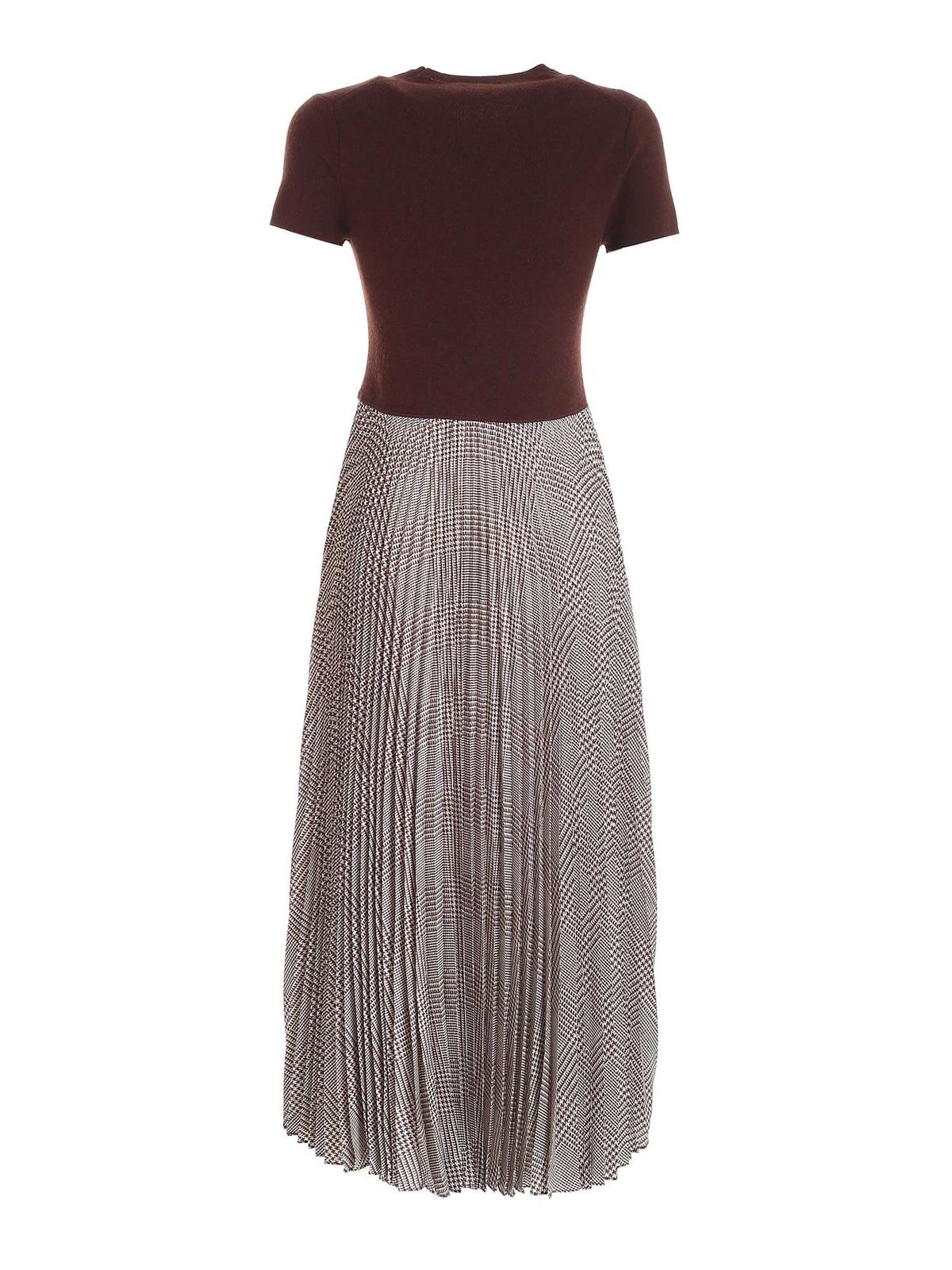 ralph lauren brown pleated dress Laurent Shirtdress -One size L left main image 0