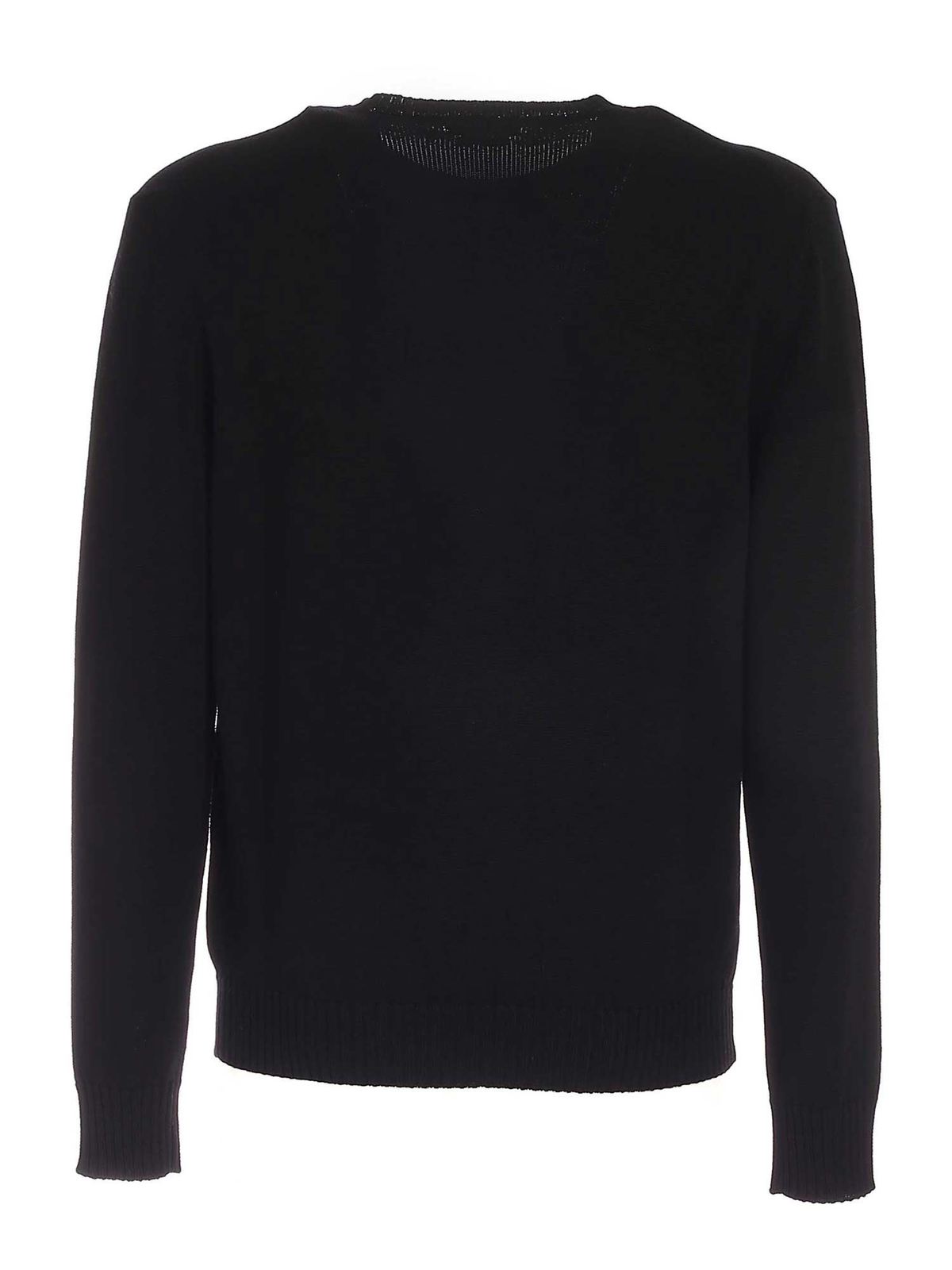 Shop Ballantyne Crewneck Sweater In Black