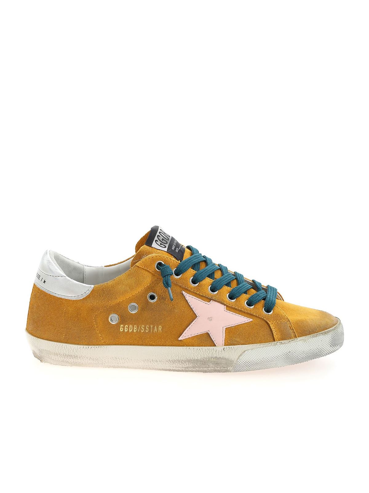 Golden goose superstar orange best sale