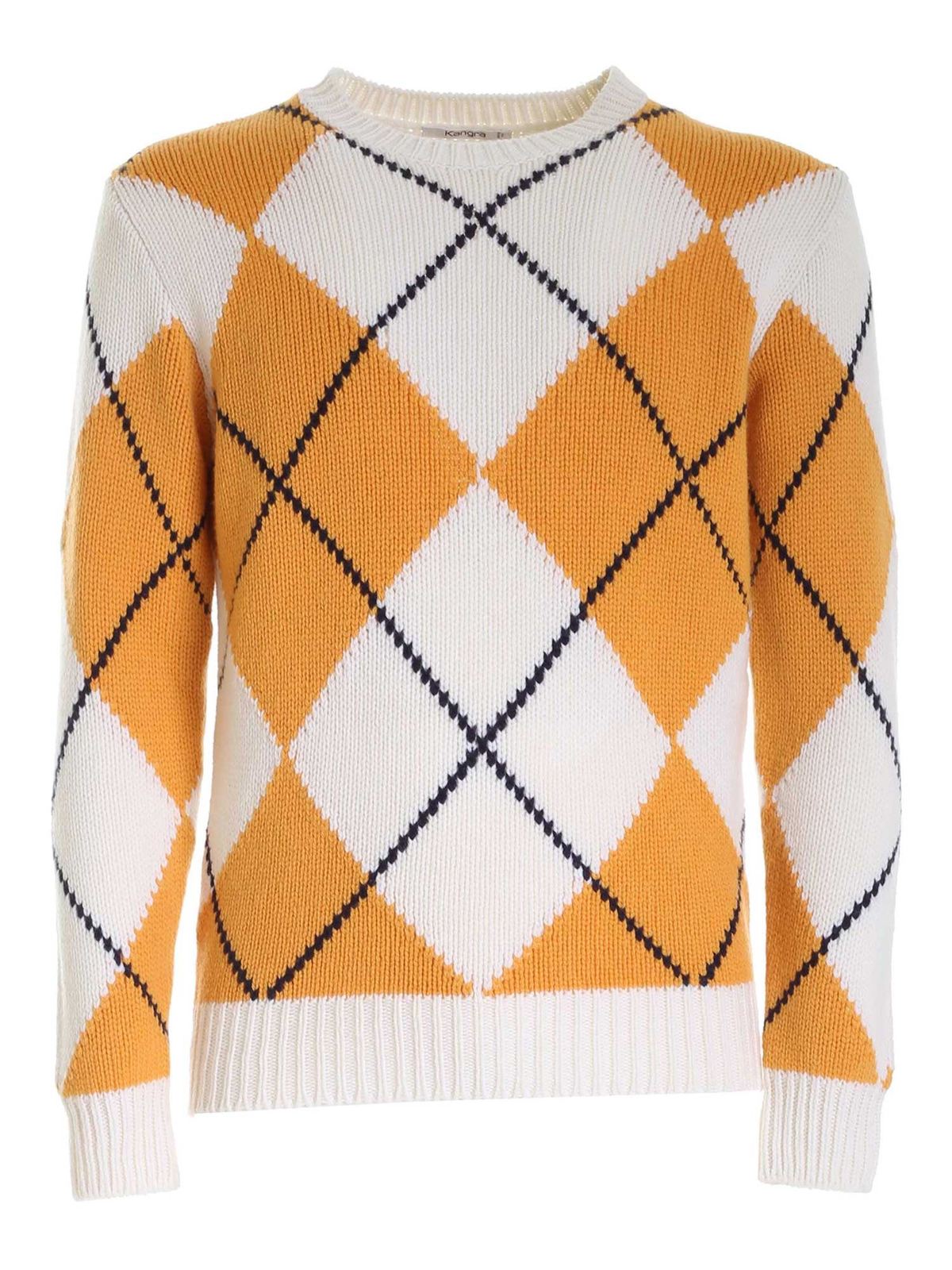 Cashmere Maglioni A Rombi Frida Madè Italian Knitwear Merino And