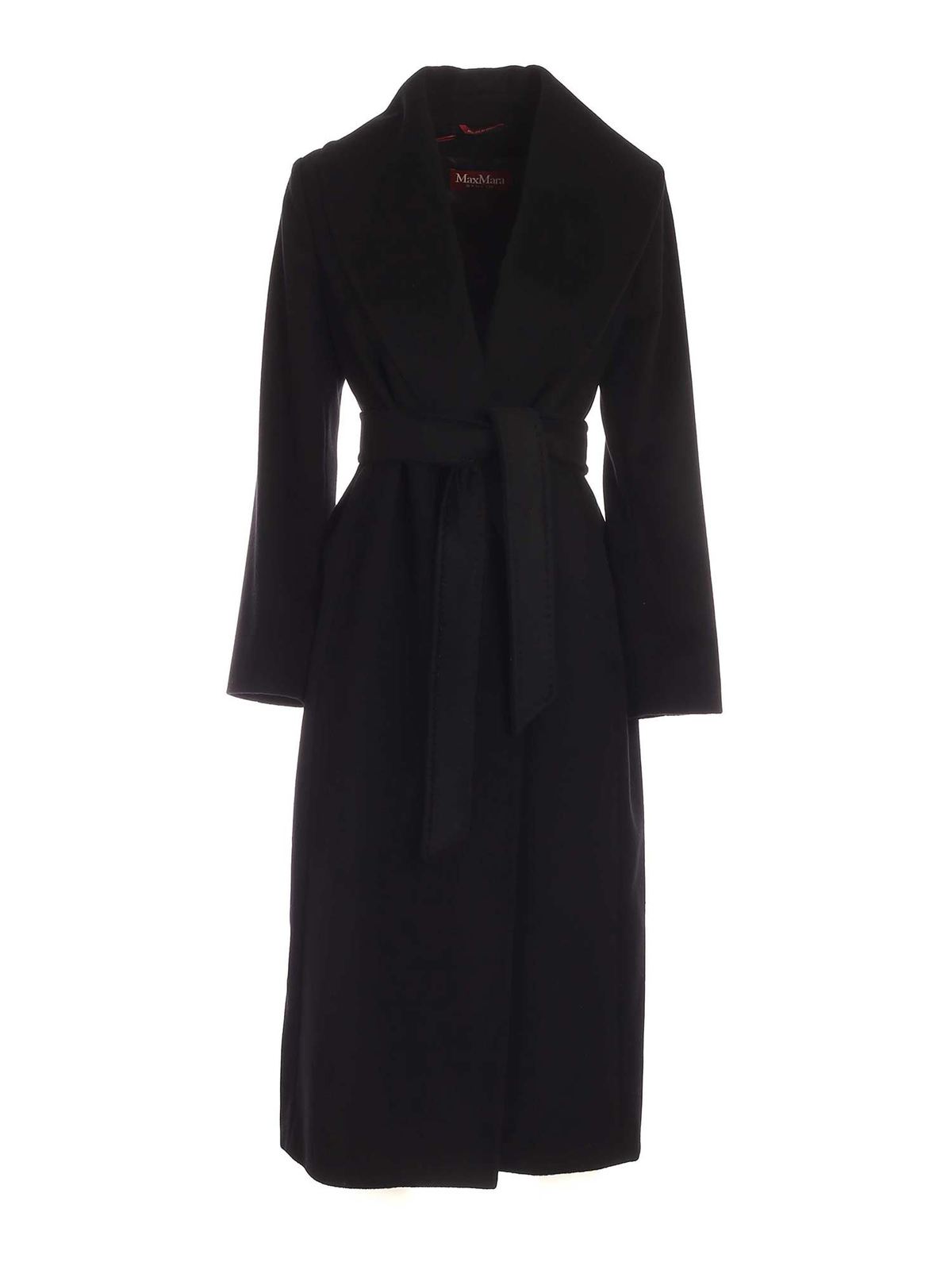 Max Mara Studio ロングコート - 黒|60161419000013 | THEBS