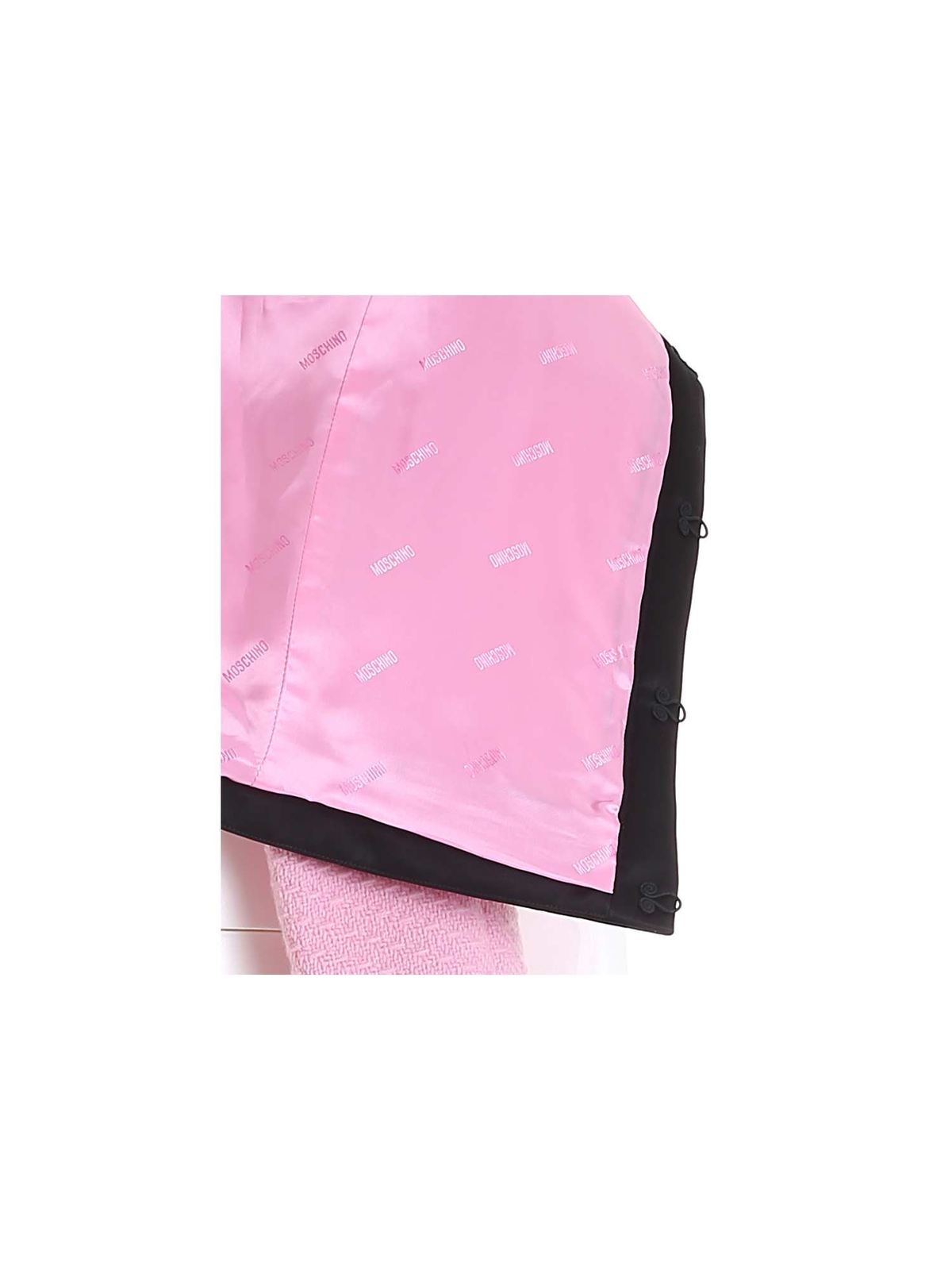 Shop Moschino Archive Purses Jacket In Pink And Black In Rosado