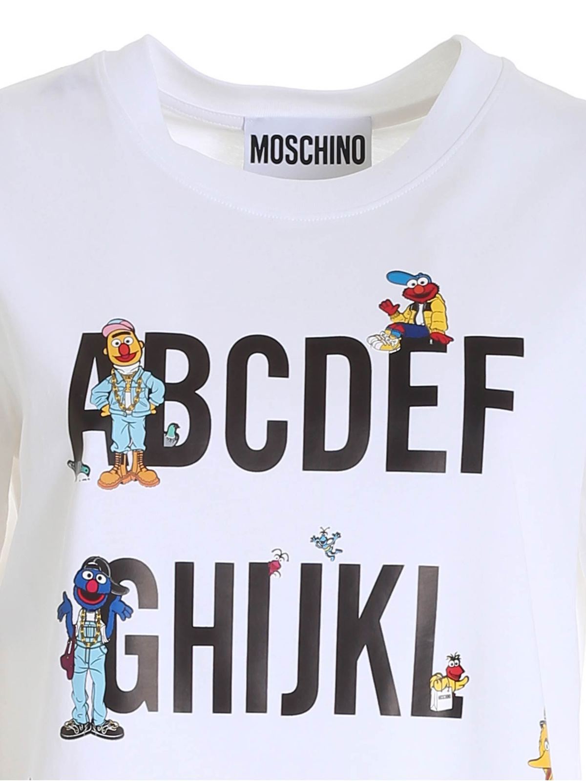 Sesame Street Sito Moschino Moschino Sesame Street T-shirt In