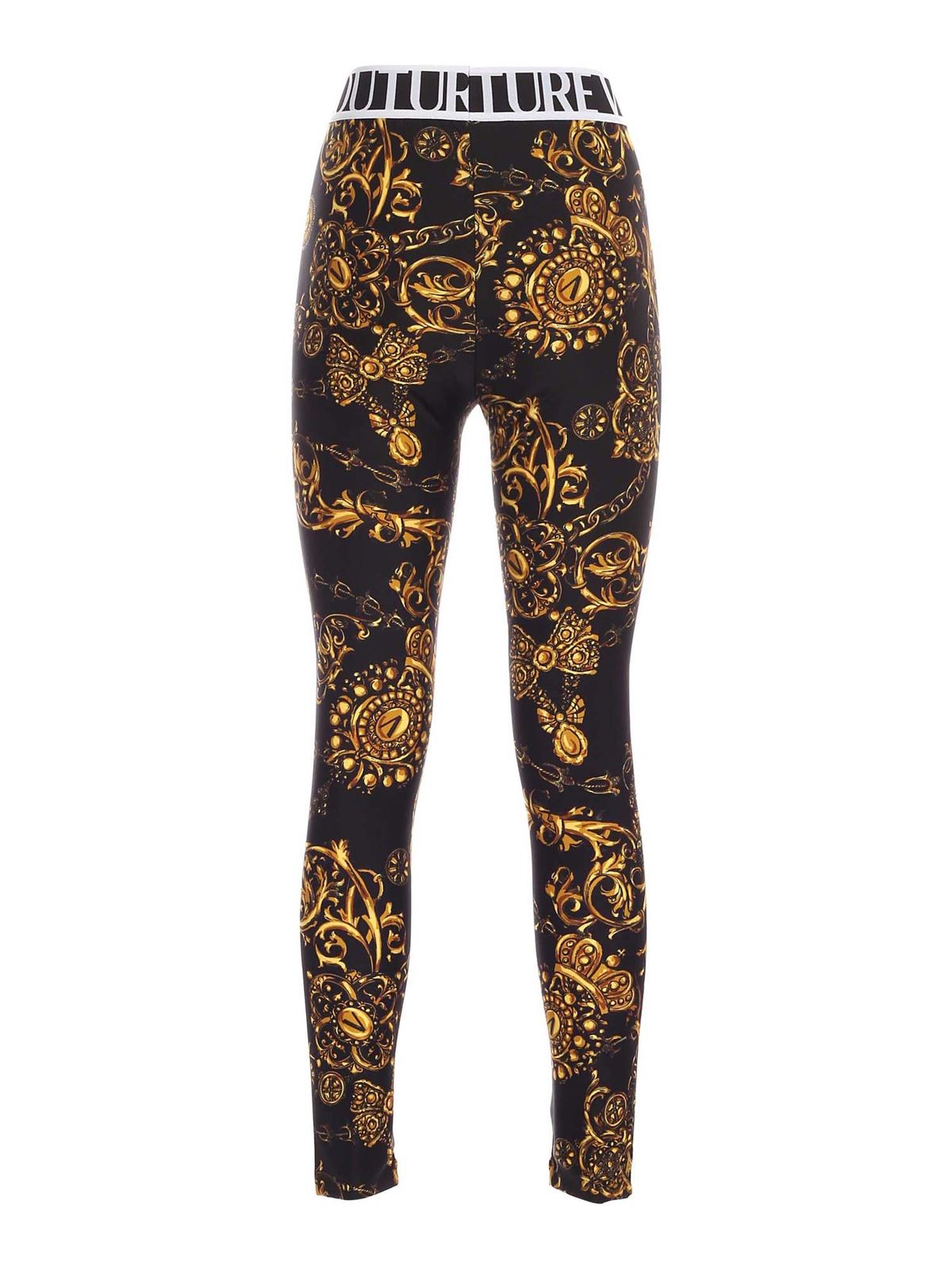 【関税込み】Versace Jeans Couture レギンス VERSACE JEANS COUTURE Black Men Fashion Hight Top Sock