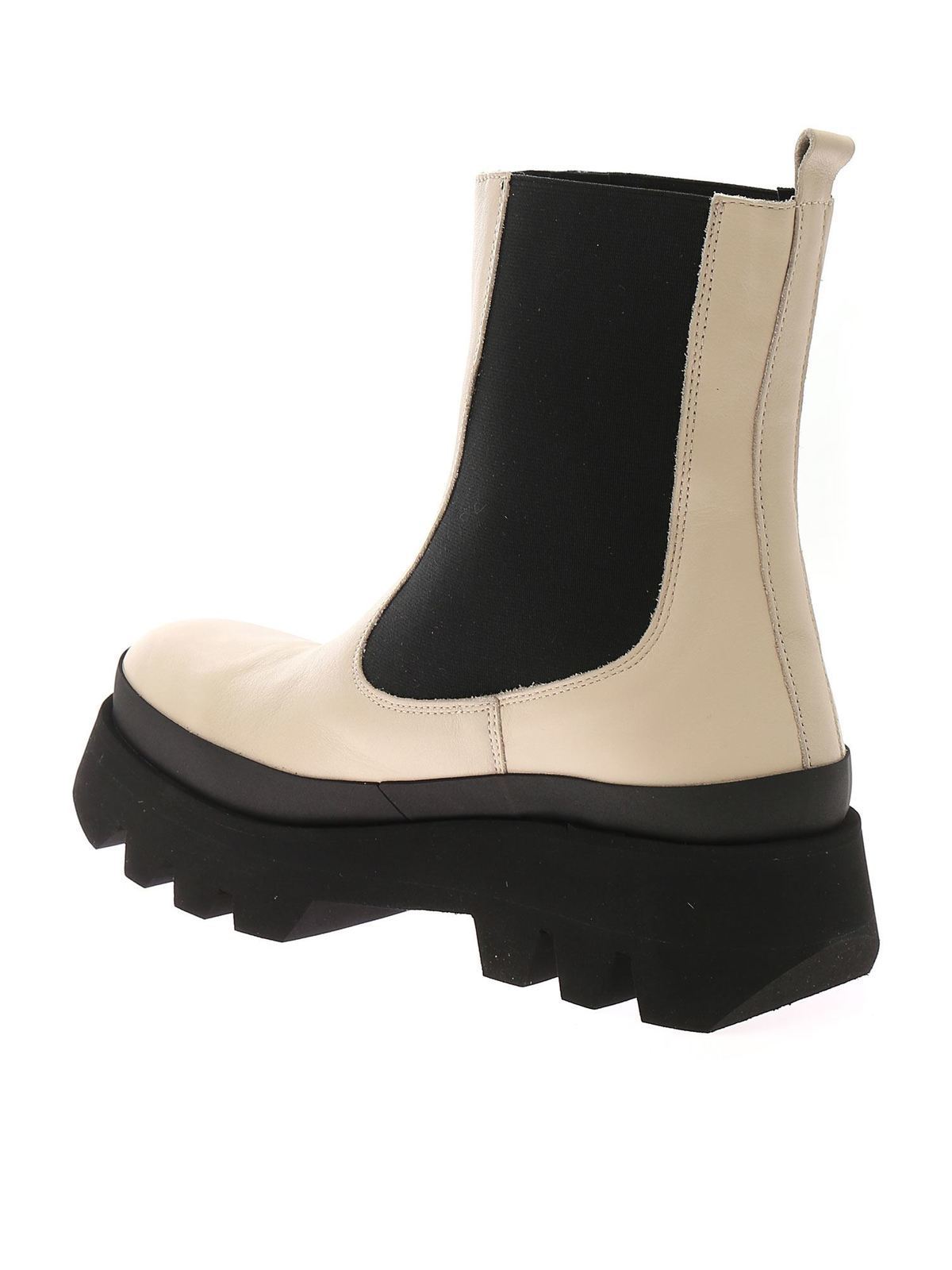 Ivory colored sale boots