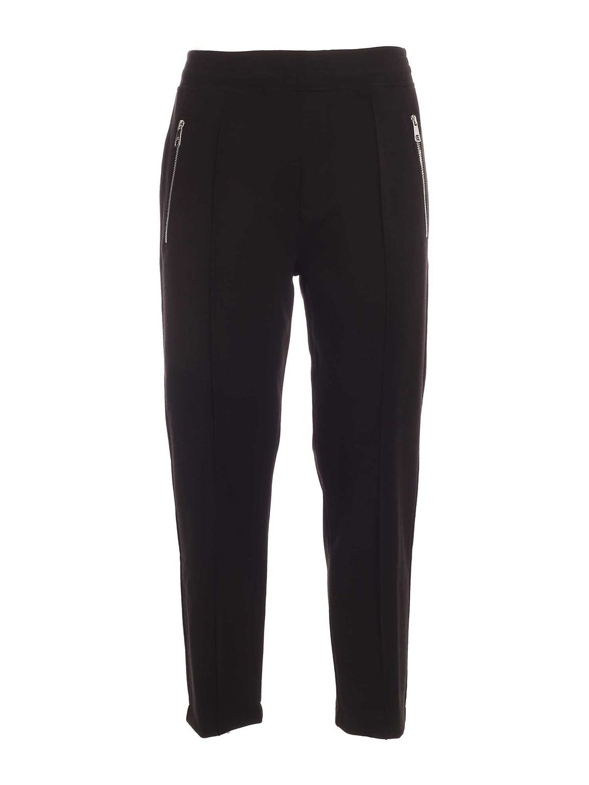 Neil Barrett Knitted zip pants in black - Black|BPA011R01901