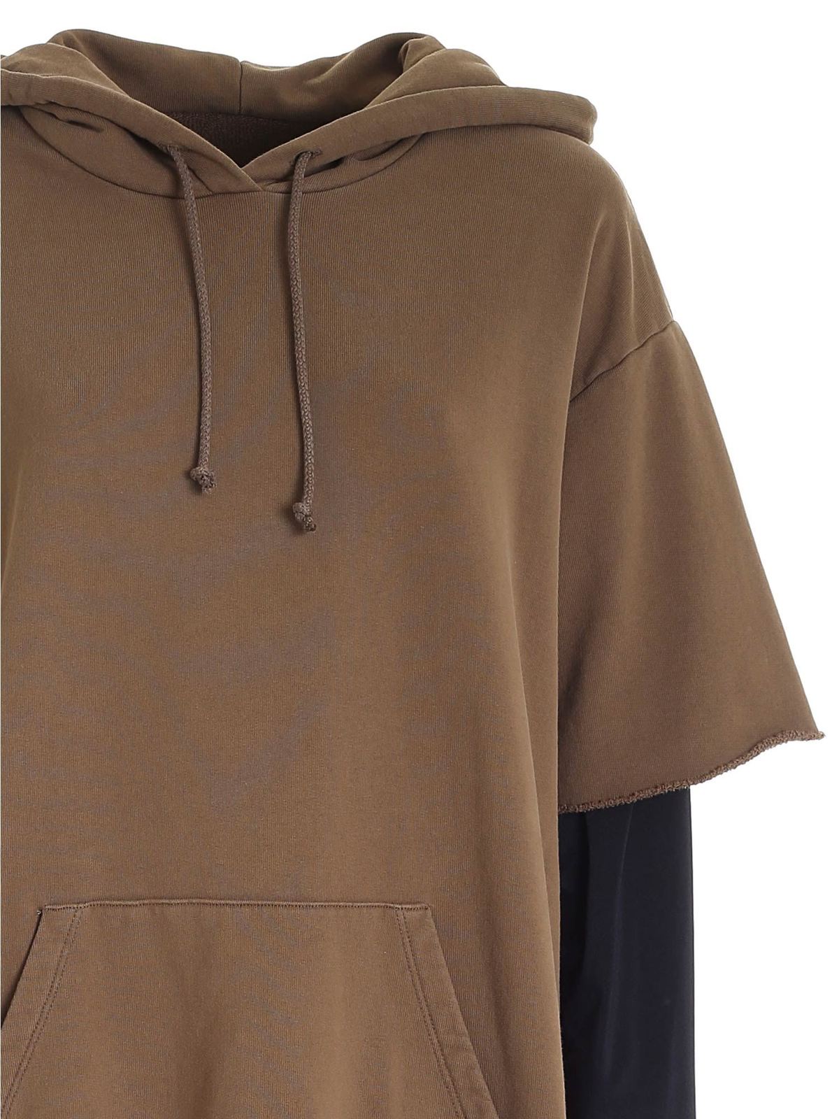 open lace back dress Warm Fleece Hoodie Dress main image 0