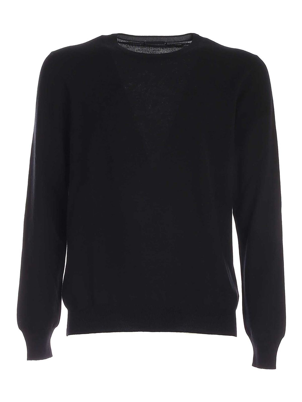 Paolo Fiorillo Crewneck Sweater In Black