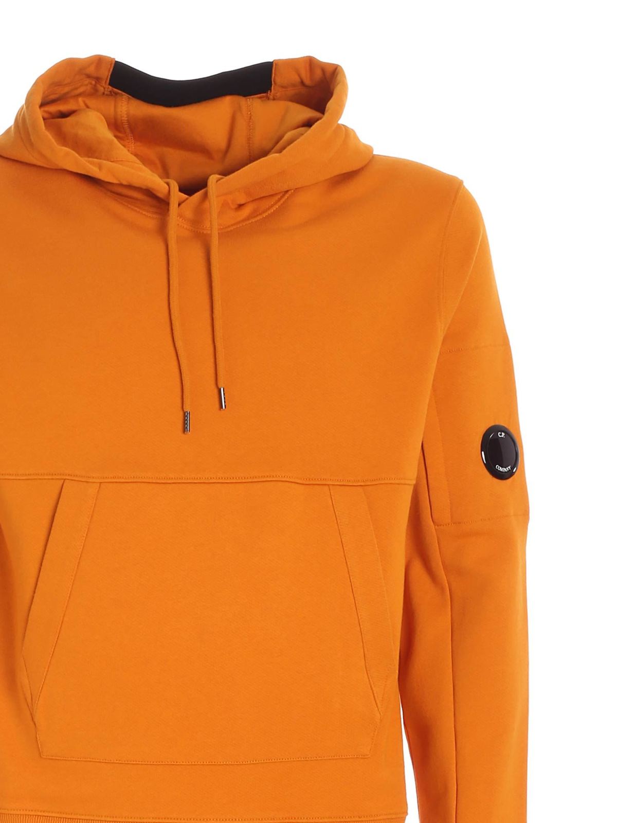 Cp company deals orange hoodie