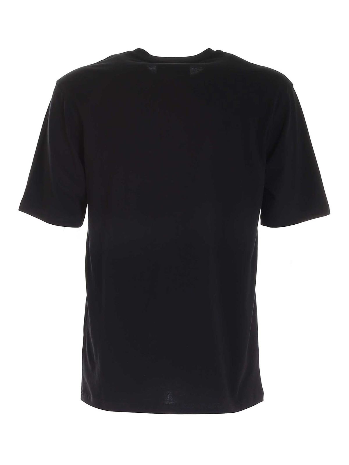 Shop Moschino Logo Symbols T-shirt In Black