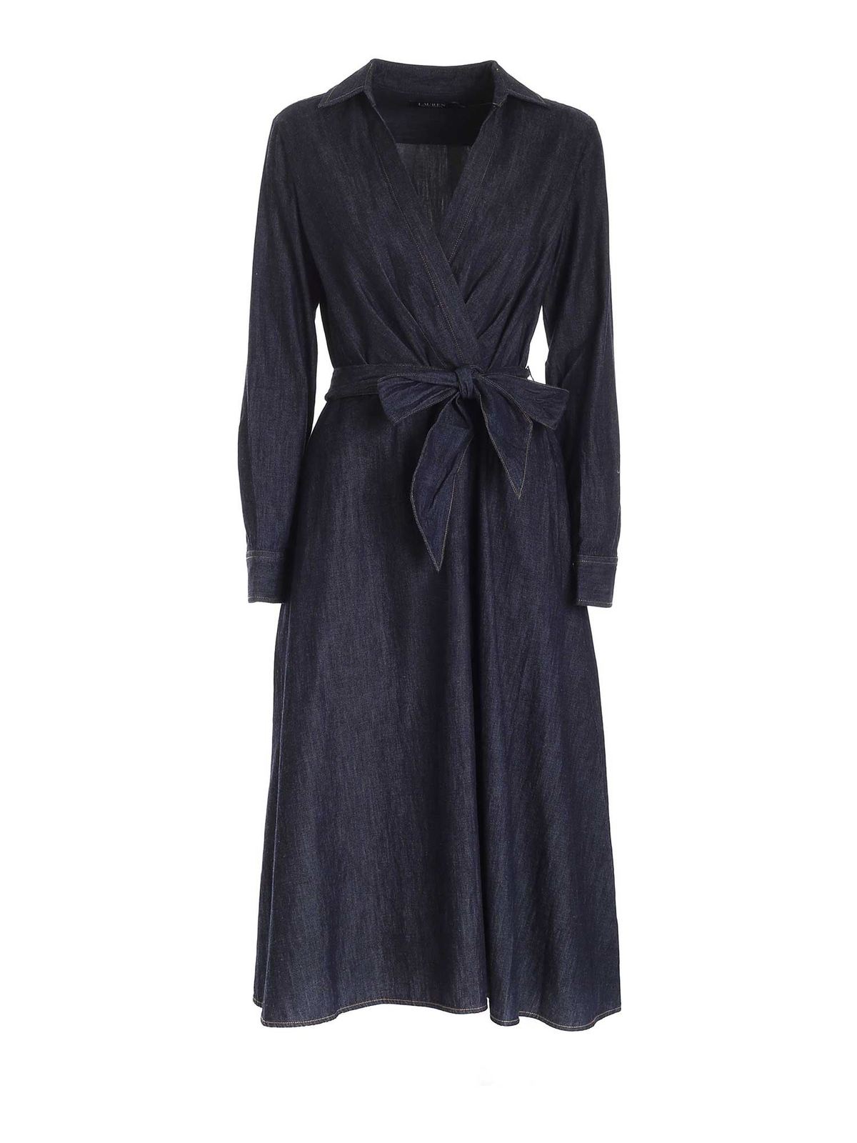 Lauren Ralph Lauren Denim dress in blue - Blue|250845764001