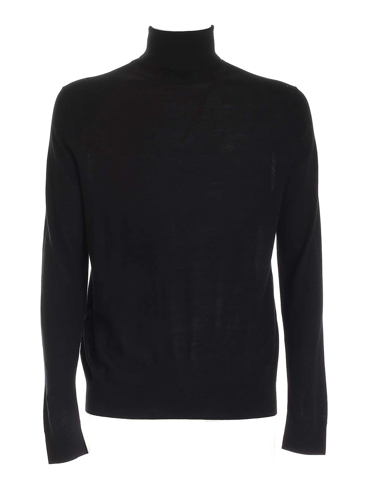 【限定販売】 Paul Smith タートルネック/ポロネック - 黒 | M1R072UG0148779 トップス