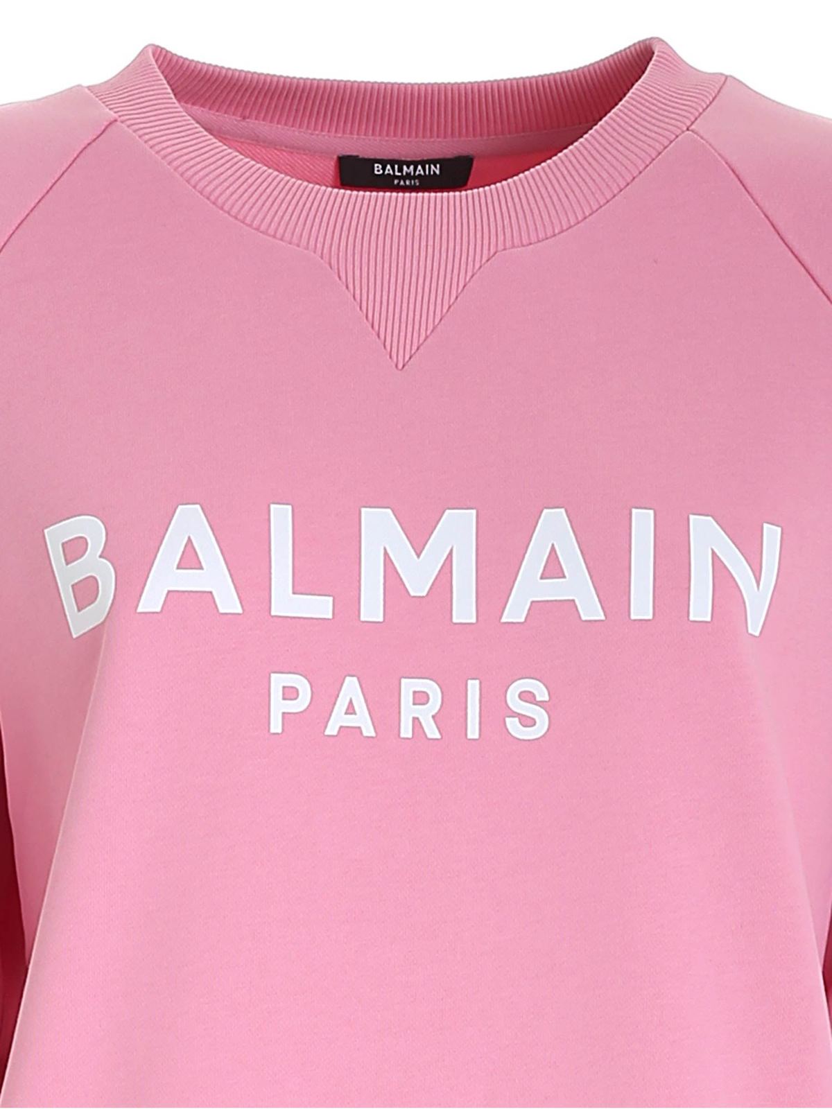 Balmain スウェットシャツ/セーター - ピンク|WF0JQ000B091OCI